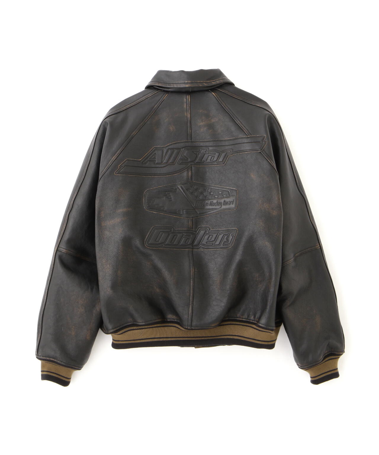 VARISTY LEATHER ”GOALERS” VINTAGE BLACK