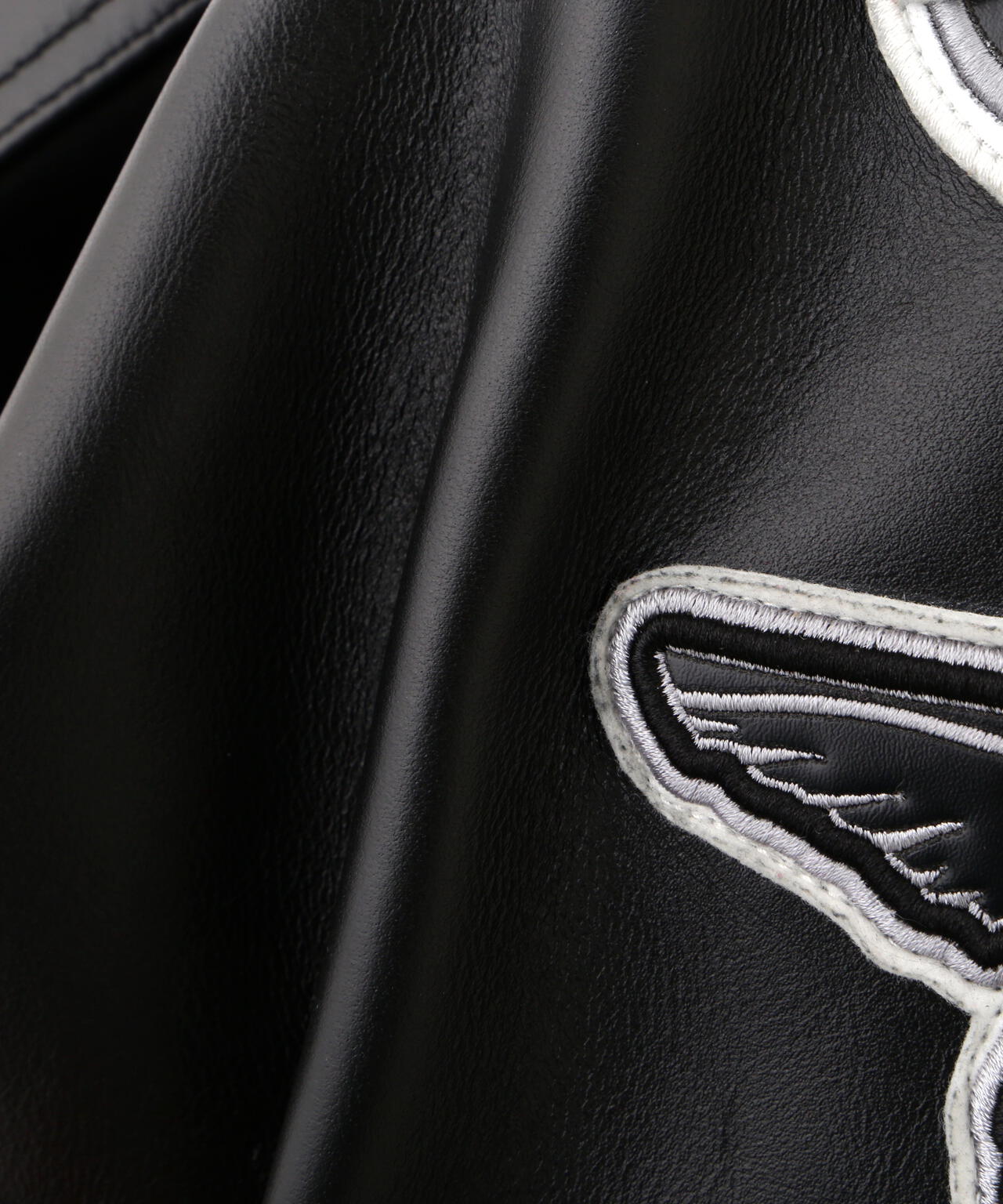 《50th Anniversary》GRAPHIC VARSITY LEATHER JACKET