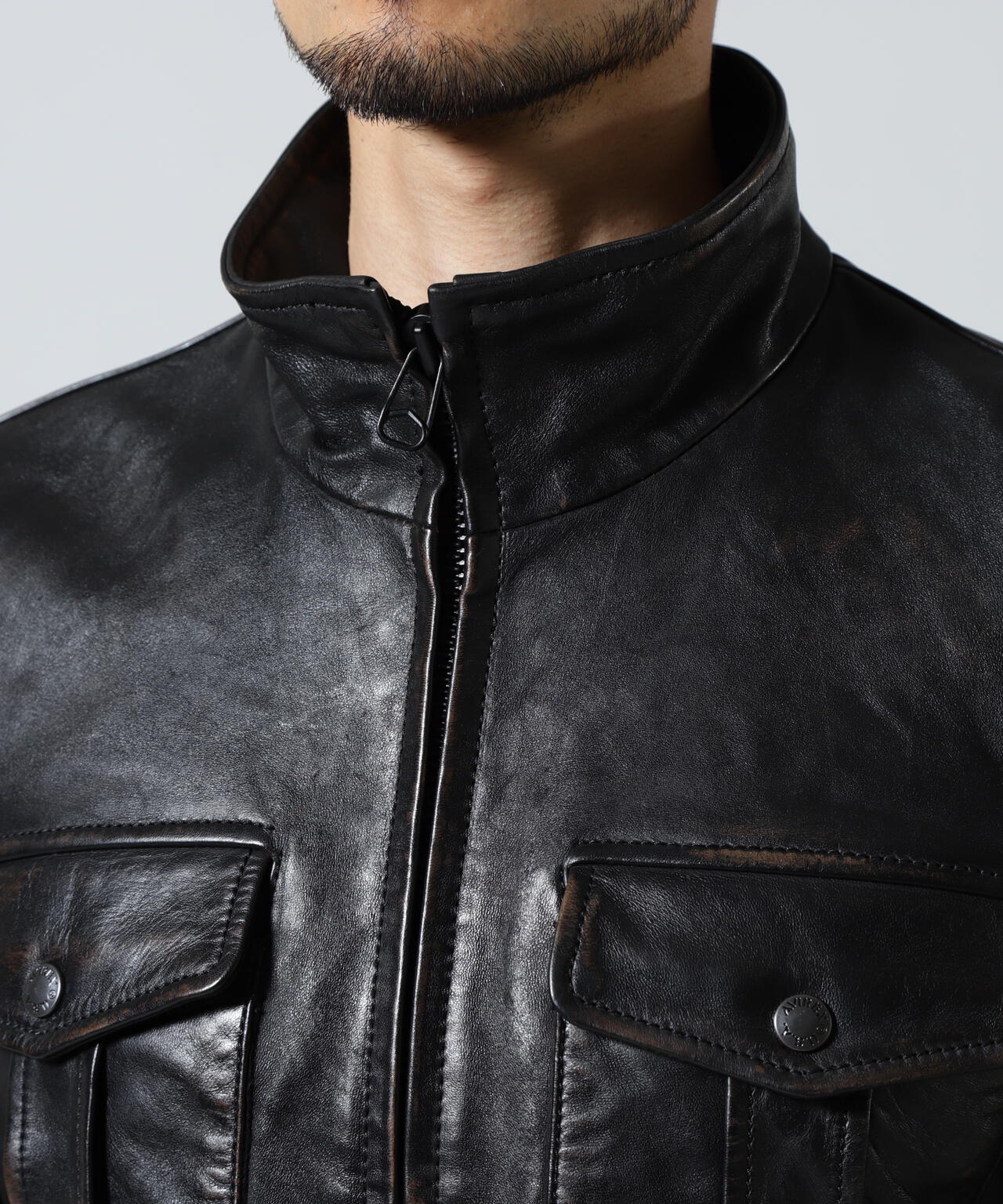 SHEEP SKIN STAND RIDERS JACKET