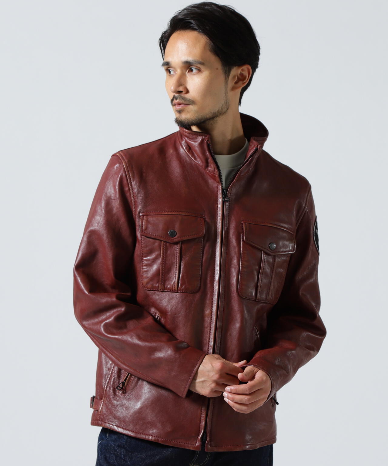 SHEEP SKIN STAND RIDERS JACKET | AVIREX（アヴィレックス） ｜【公式