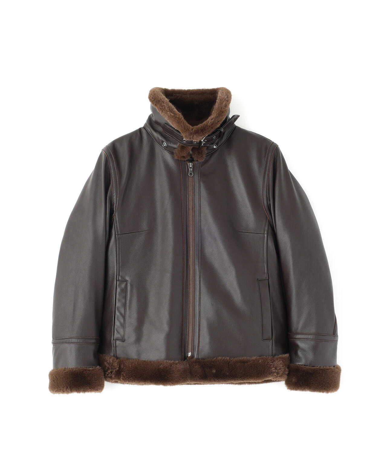 《直営店限定》GOAT VEGE HOOD LEATHER JACKET