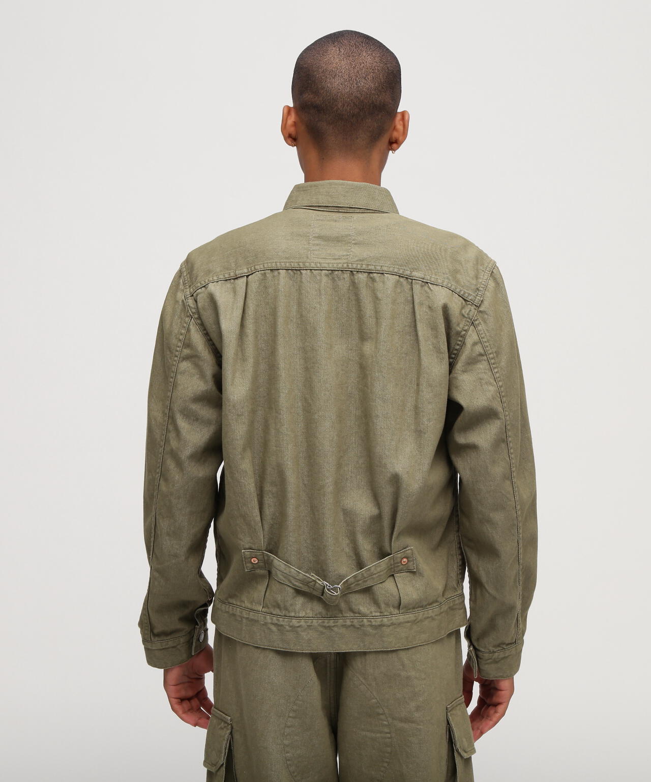 TFQP by HANDROOM》GREEN SELVEDGE MILITARY DENIM JACKET | AVIREX