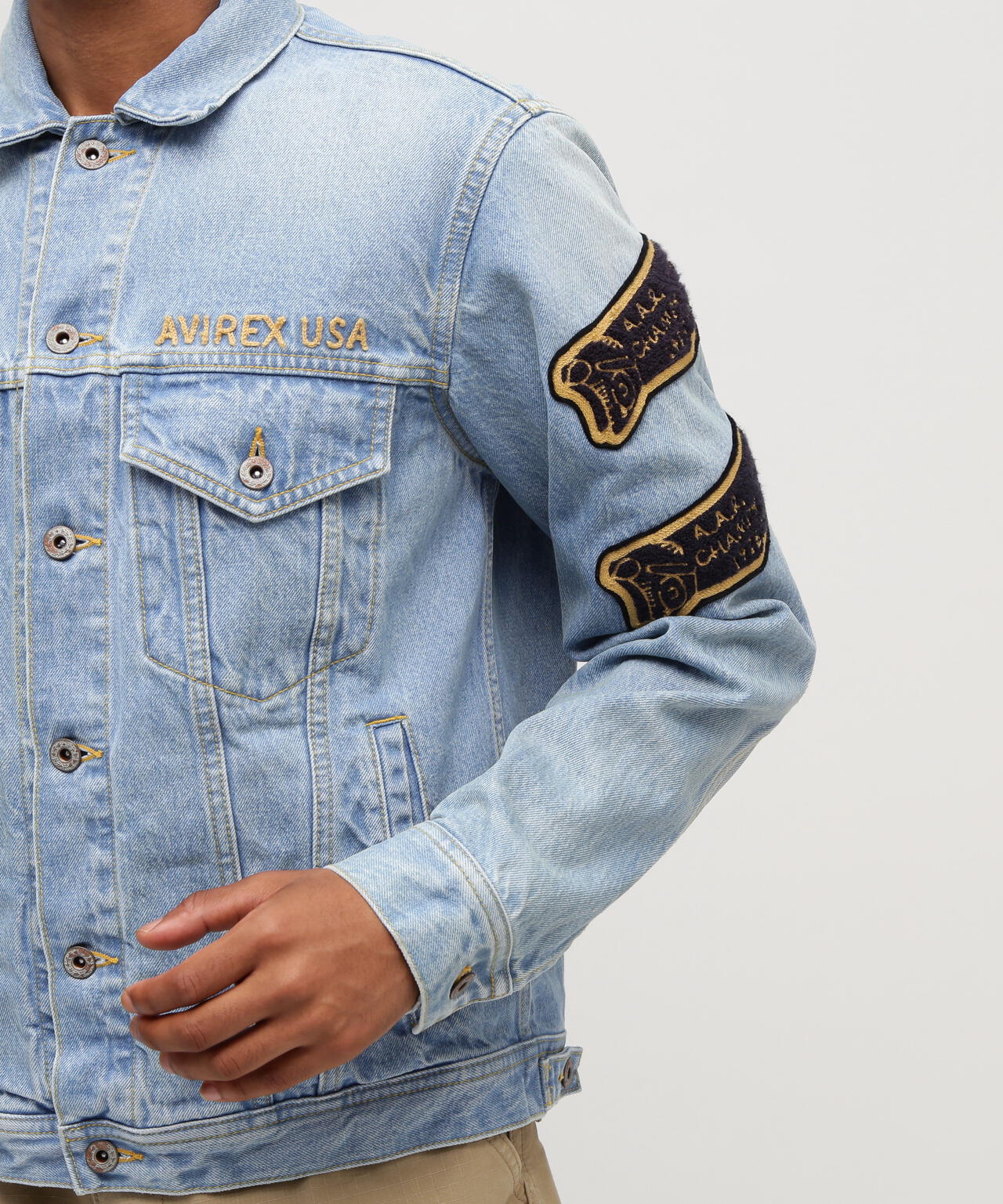 A.A.R.C》DENIM JACKET ”CHAMPION CUSTOM” | AVIREX（アヴィレックス