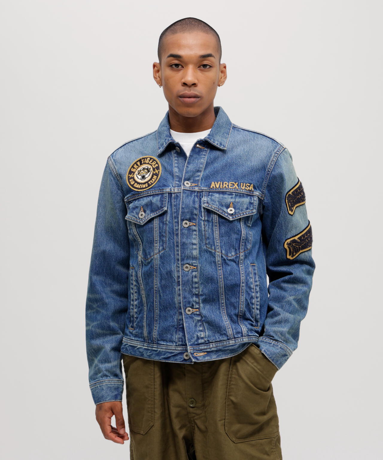 A.A.R.C》DENIM JACKET ”CHAMPION CUSTOM” | AVIREX