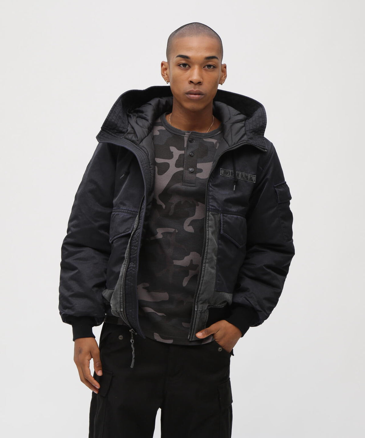 直営店限定》FADE HOOD JACKET | AVIREX（アヴィレックス） ｜【公式 