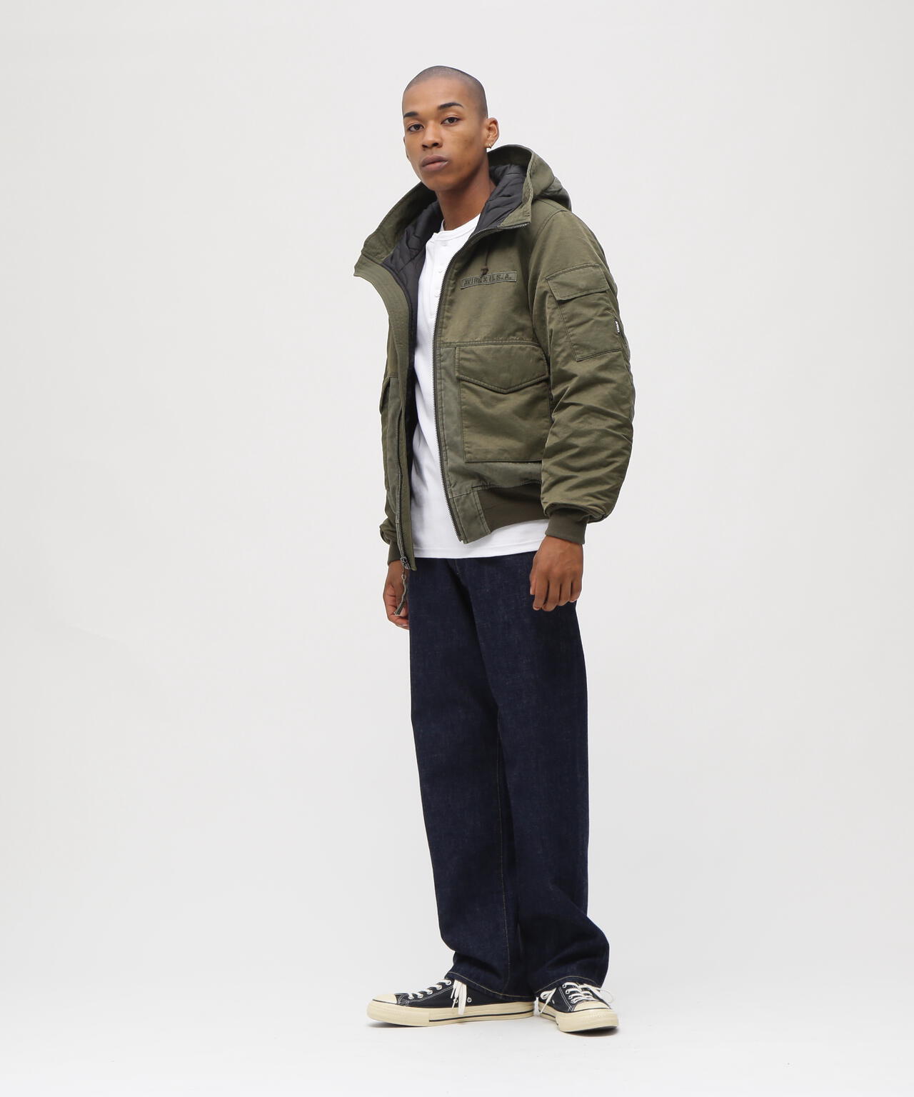 直営店限定》FADE HOOD JACKET | AVIREX（アヴィレックス） ｜【公式