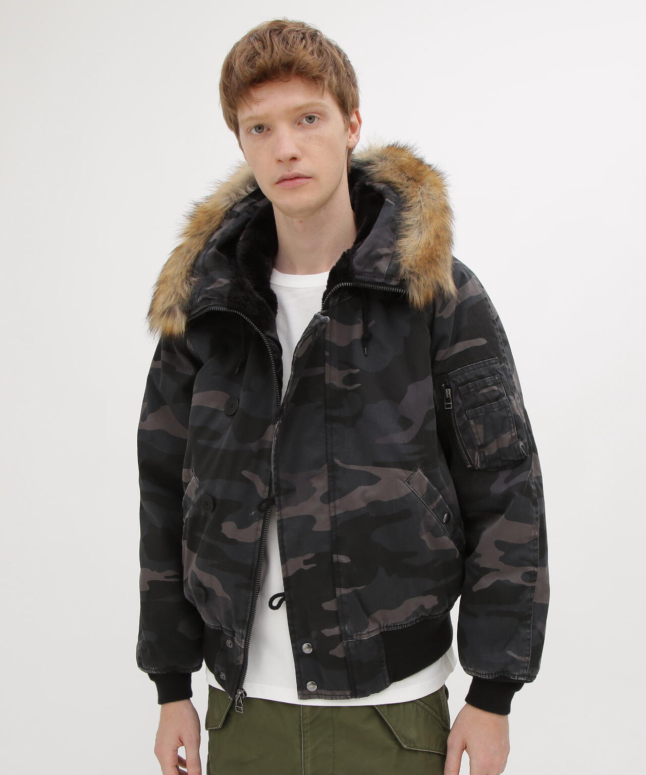 【N-2B XLサイズ】AVIREX N-2B フライトジャケット カモフラ WEB&DEPOT限定》CAMOUFLAGE N-2B | AVIREX（アヴィレックス） ｜【公式