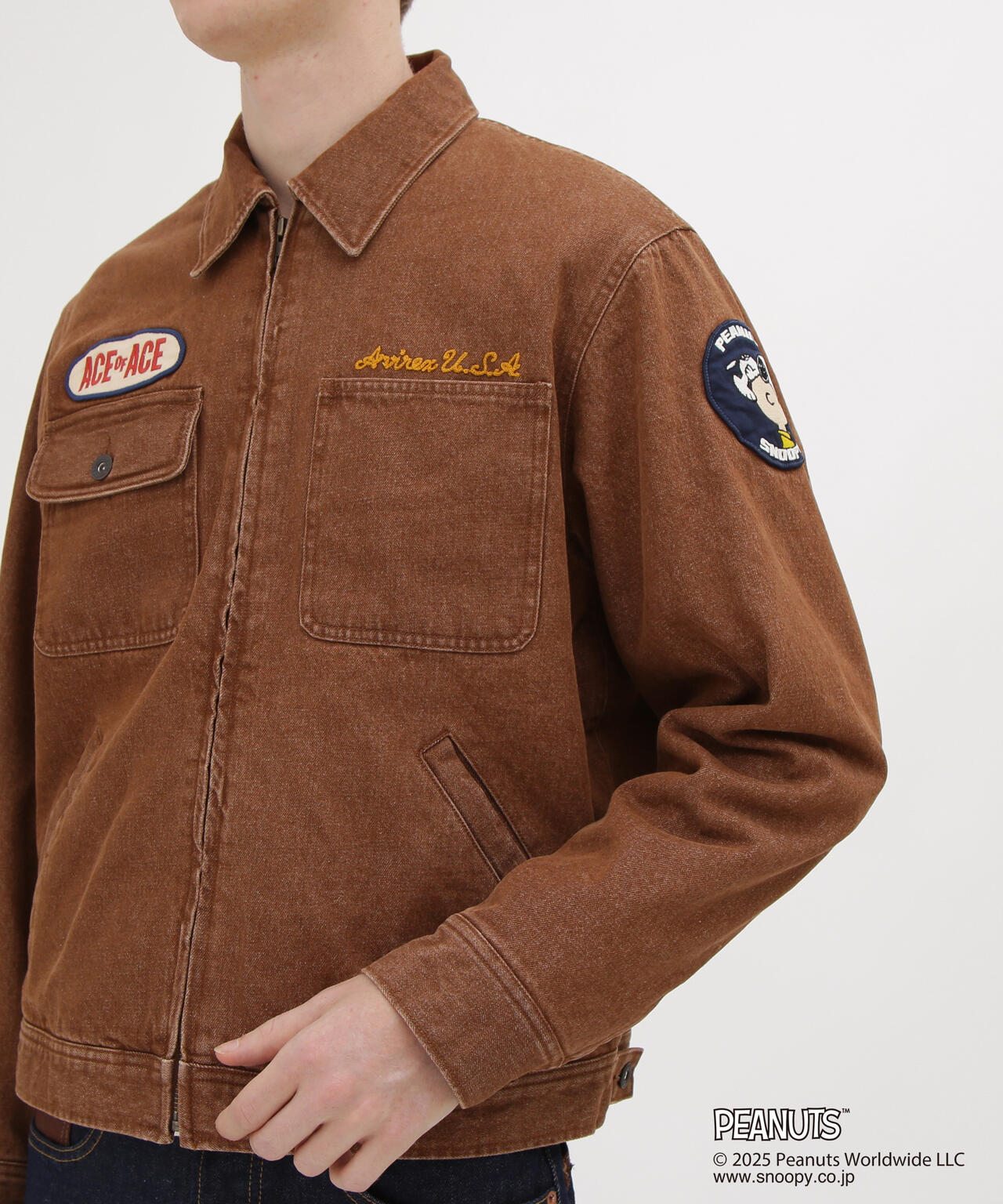 《AVIREX × PEANUTS》WORK JACKET