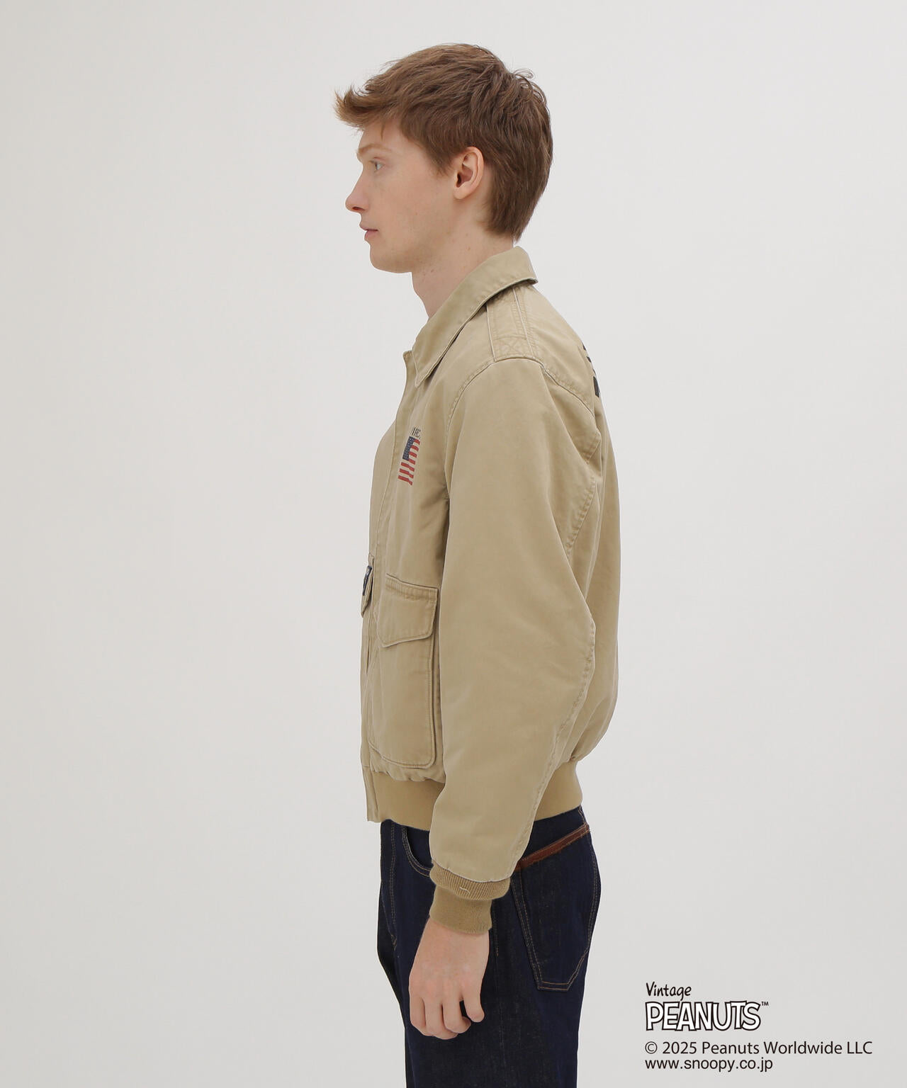 《AVIREX × PEANUTS》COTTON A-2 ”FLYING ACE”