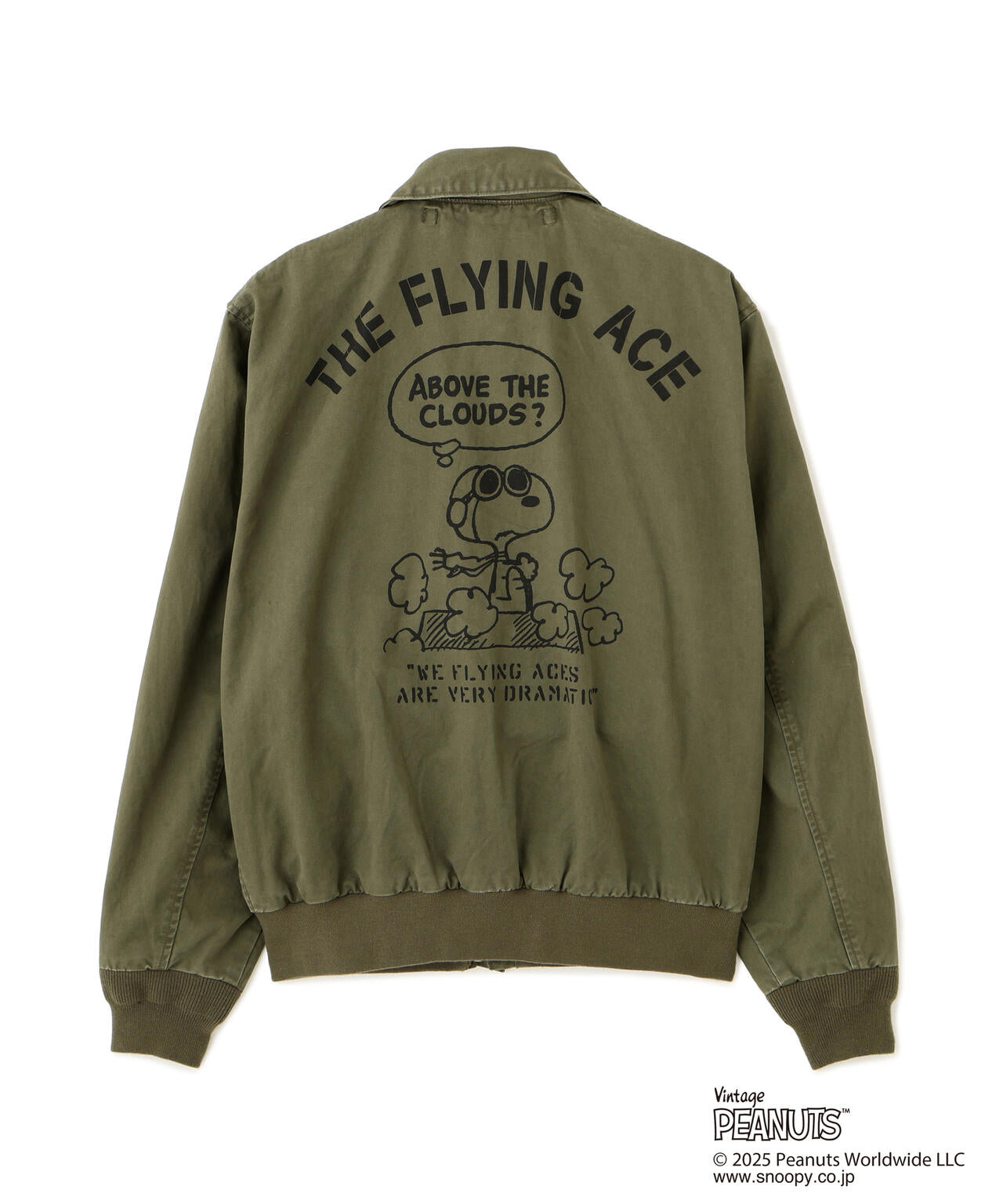 《AVIREX × PEANUTS》COTTON A-2 ”FLYING ACE”