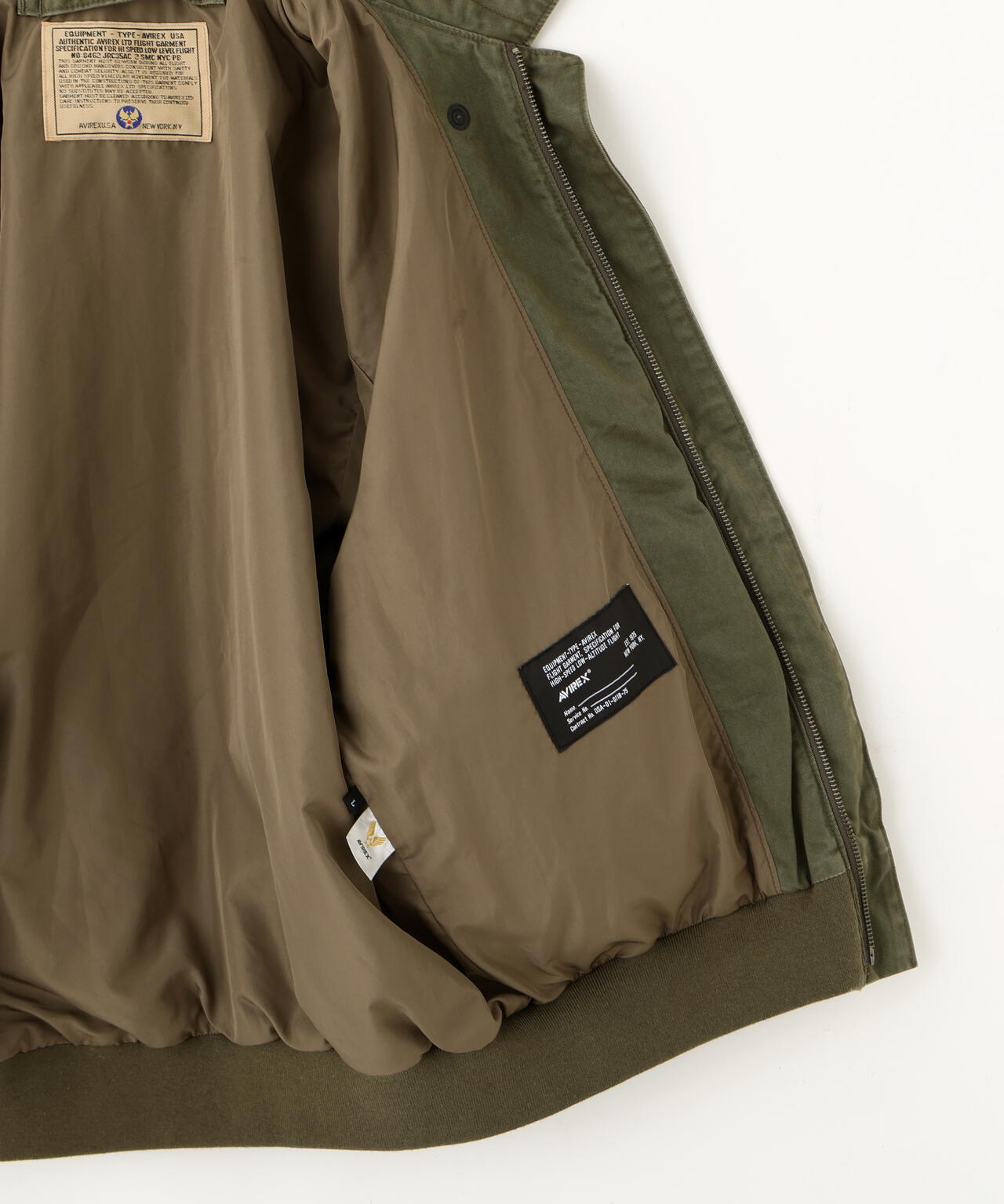 《AVIREX × PEANUTS》COTTON A-2 ”FLYING ACE”