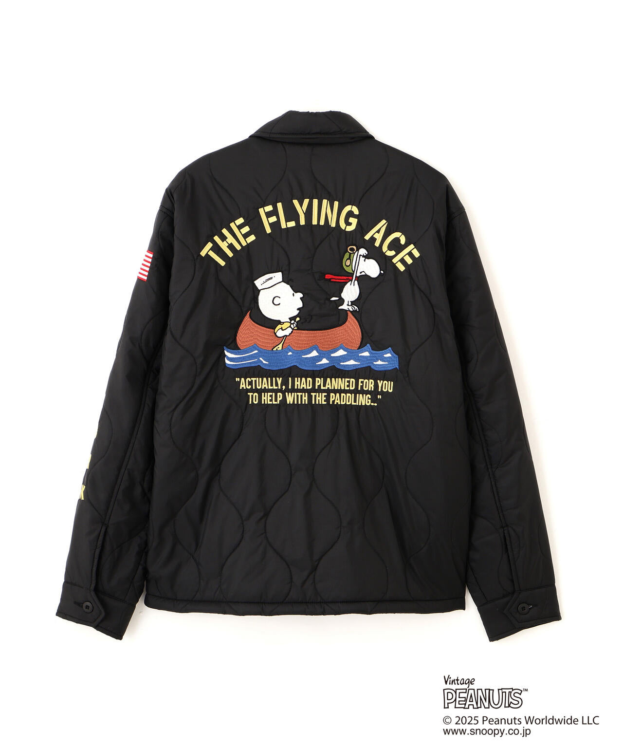 《AVIREX × PEANUTS》QUILTING JACKET ”FLYING ACE”