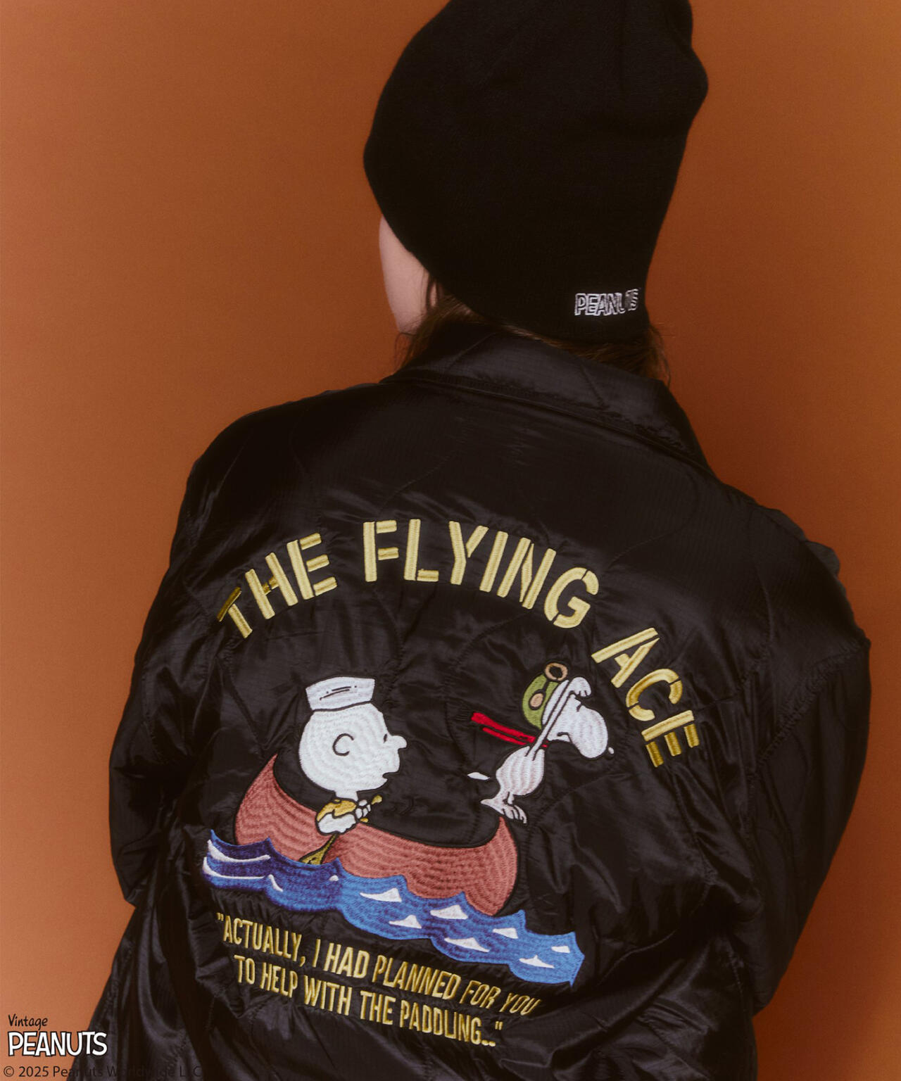 《AVIREX × PEANUTS》QUILTING JACKET ”FLYING ACE”