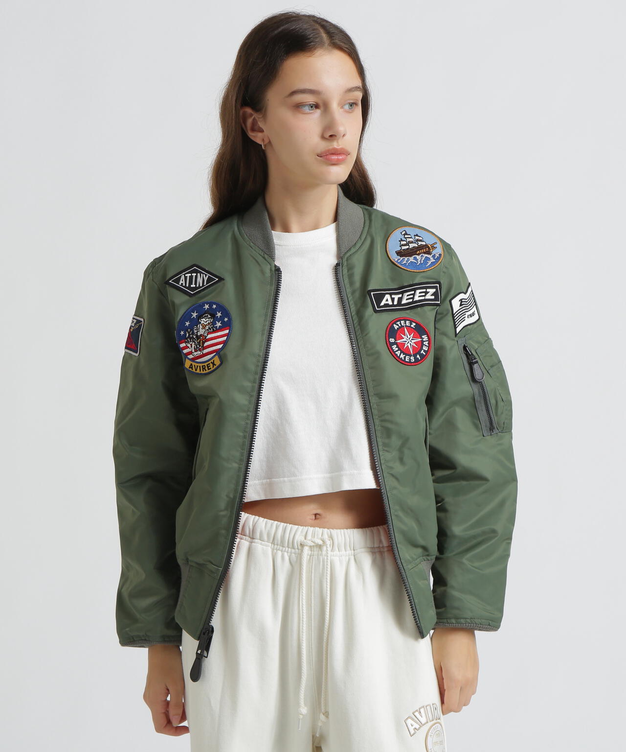 AVIREX × ATEEZ / REVERSIBLE MA-1