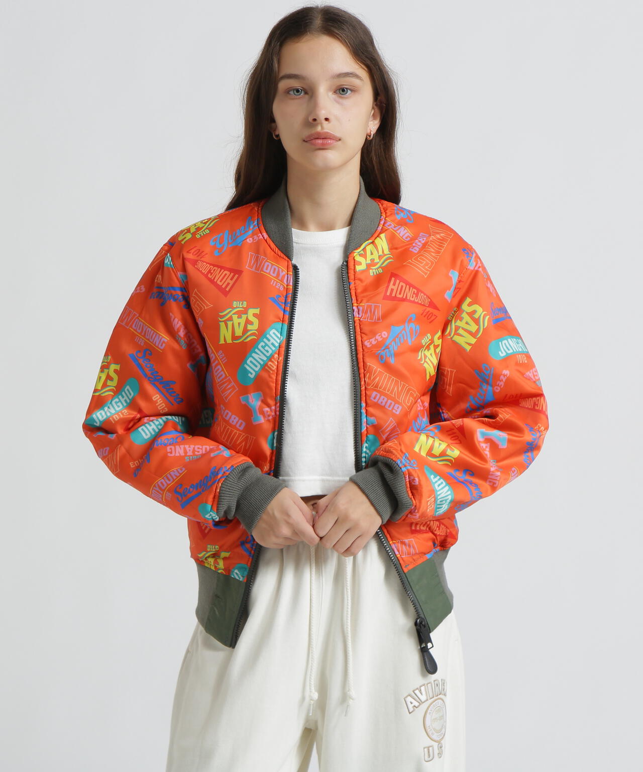 AVIREX × ATEEZ / REVERSIBLE MA-1