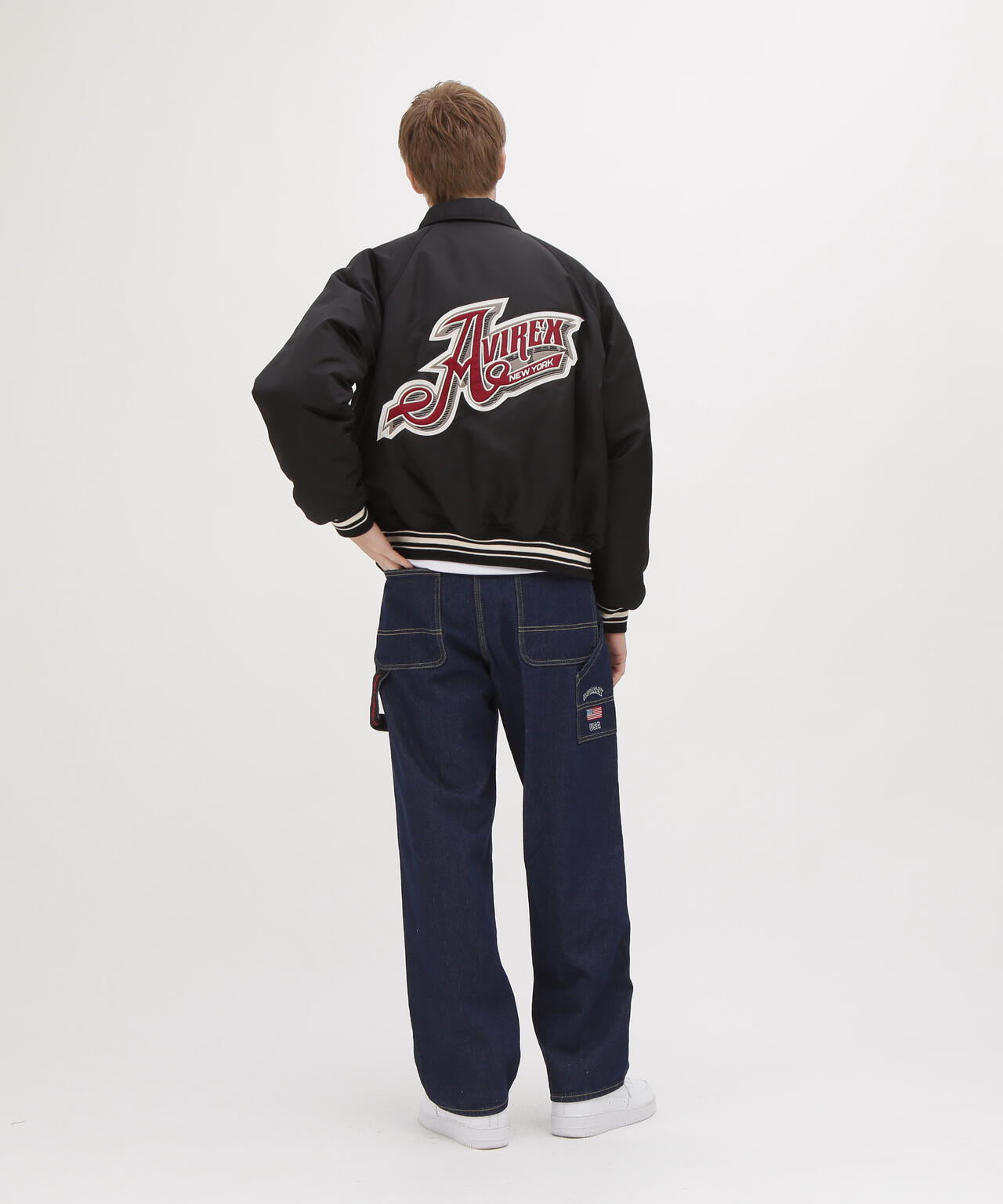 WEB&DEPOT限定》NYLON VARSITY JACKET | AVIREX（アヴィレックス
