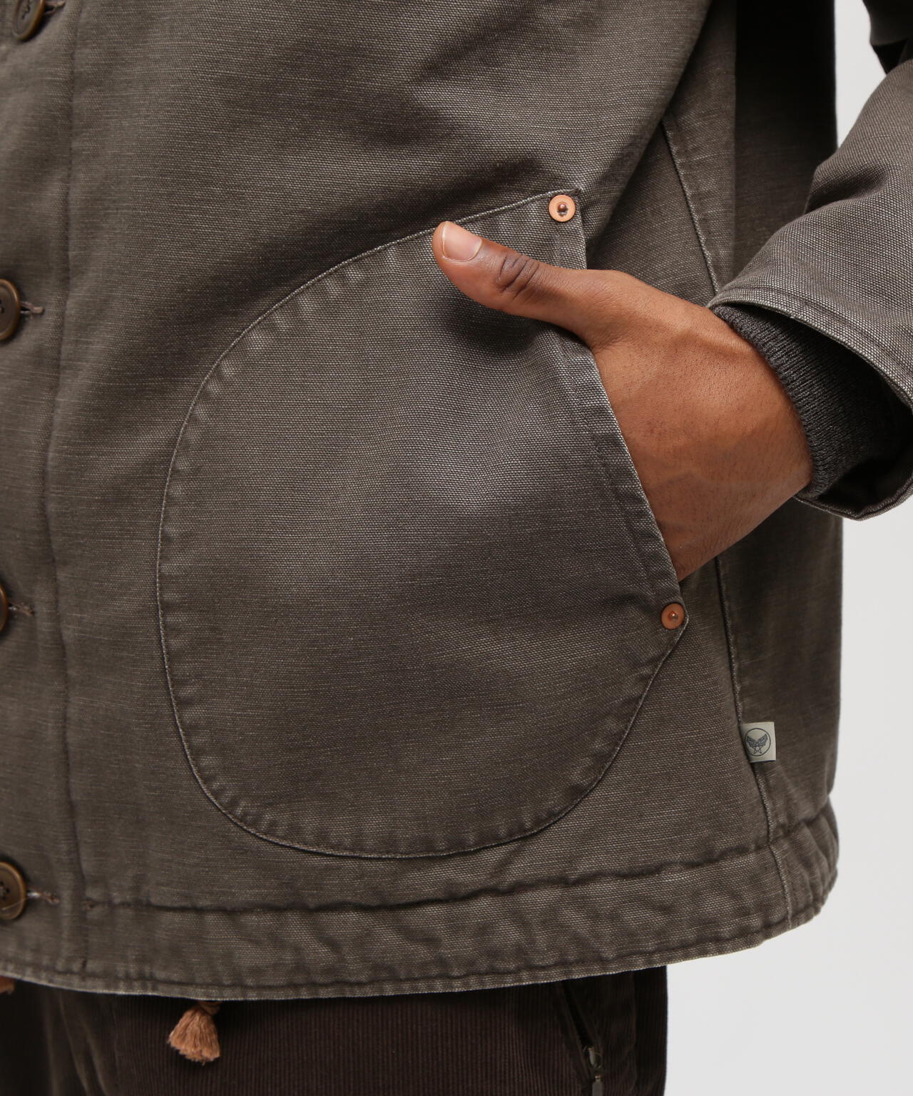 《TFQP by HANDROOM》DUCK CANVAS UTILITY JACKET