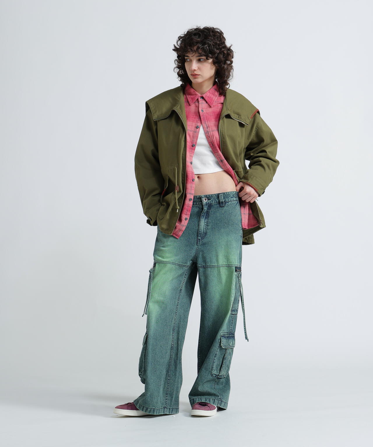 WOMAN》CUSTOM M-51 FADE WASH JACKET/カスタムM-51フェイドジャケット