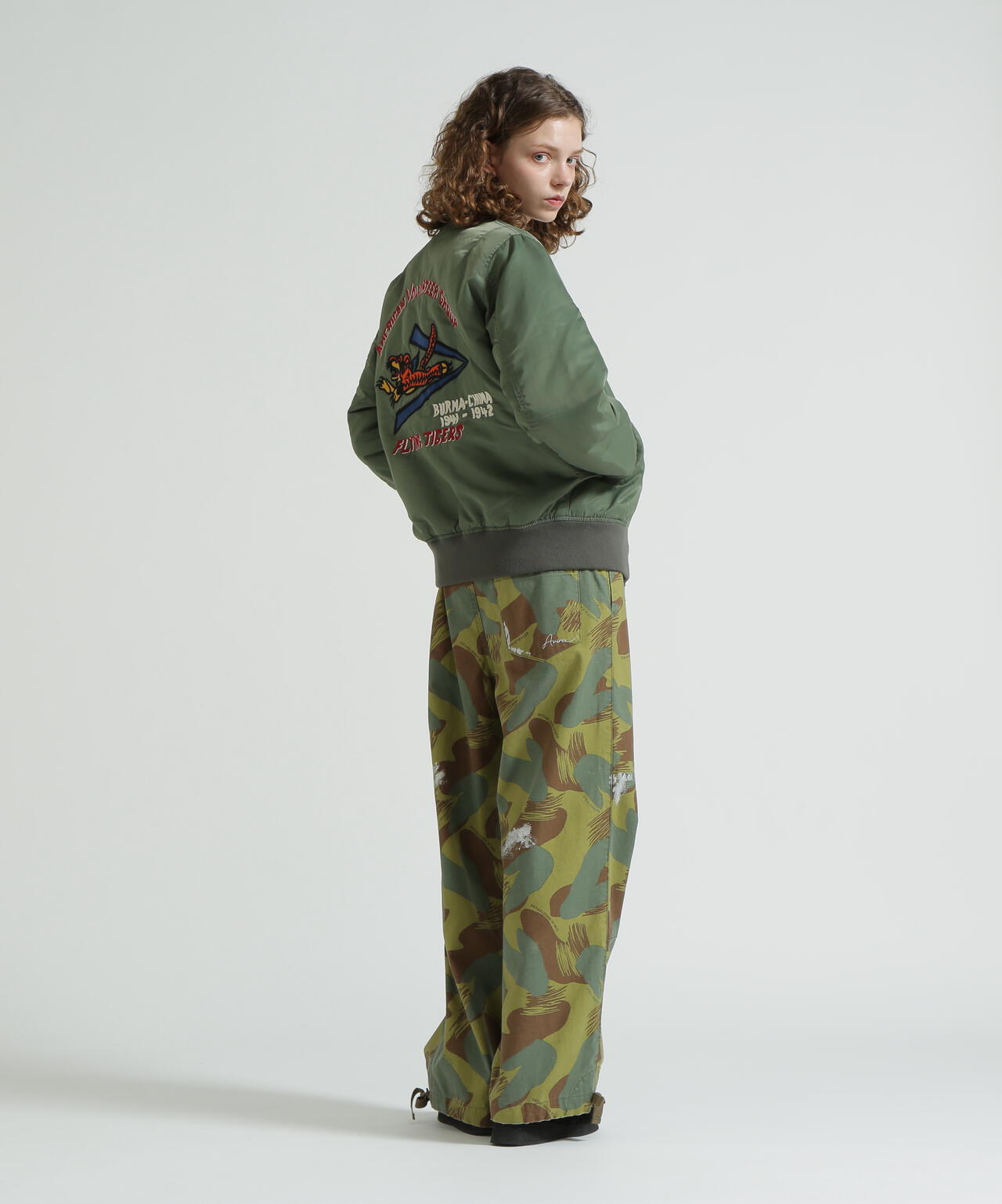 《WOMAN/直営店限定》WASHED MA-1 FLYING TIGERS