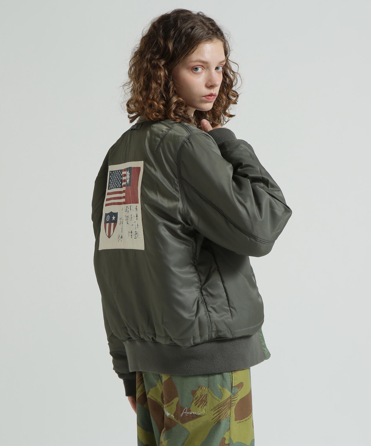 《WOMAN/直営店限定》WASHED MA-1 FLYING TIGERS