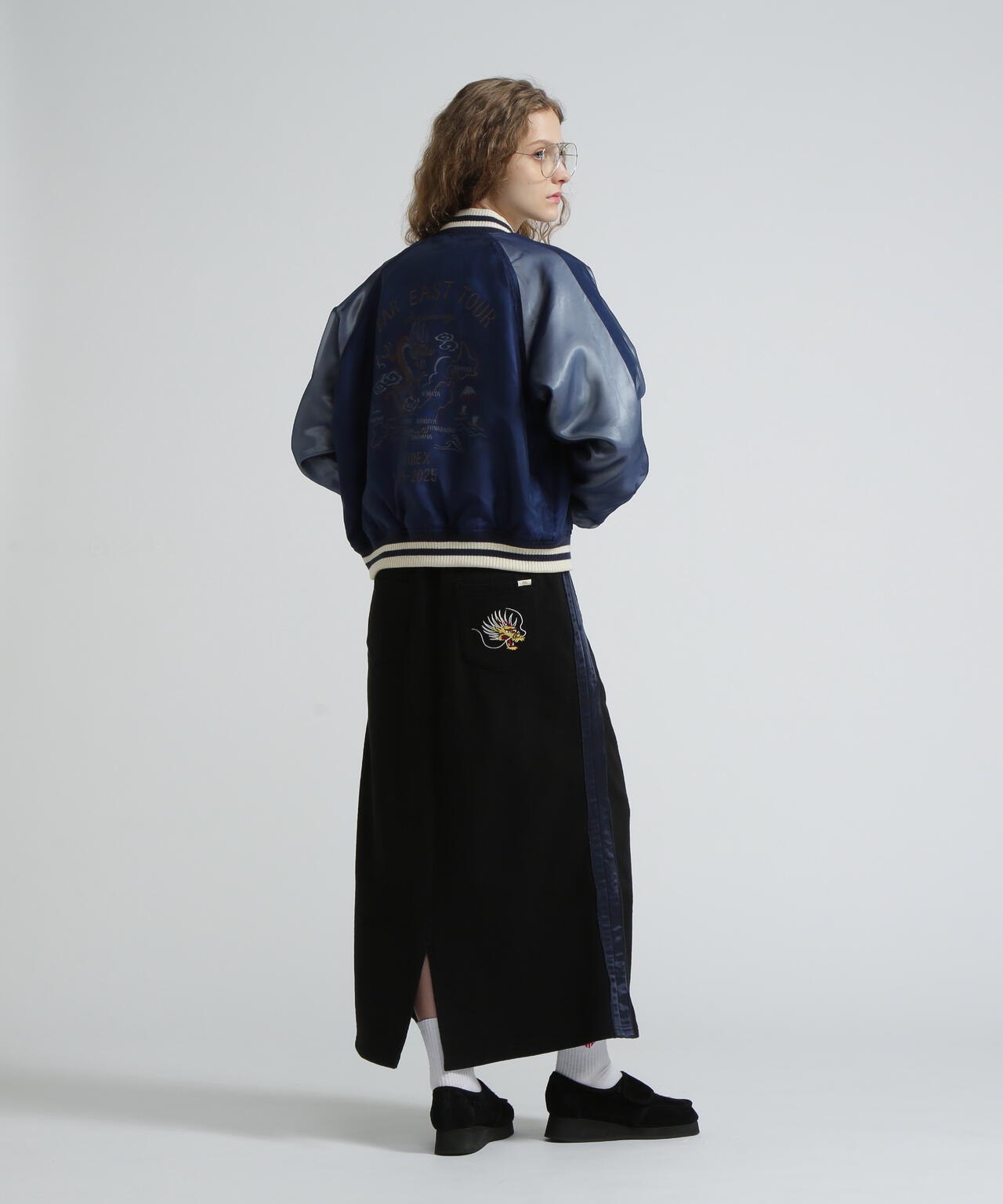 SOUVENIR COLLECTION》WOMAN/ORGANDY SKA JACKET | AVIREX