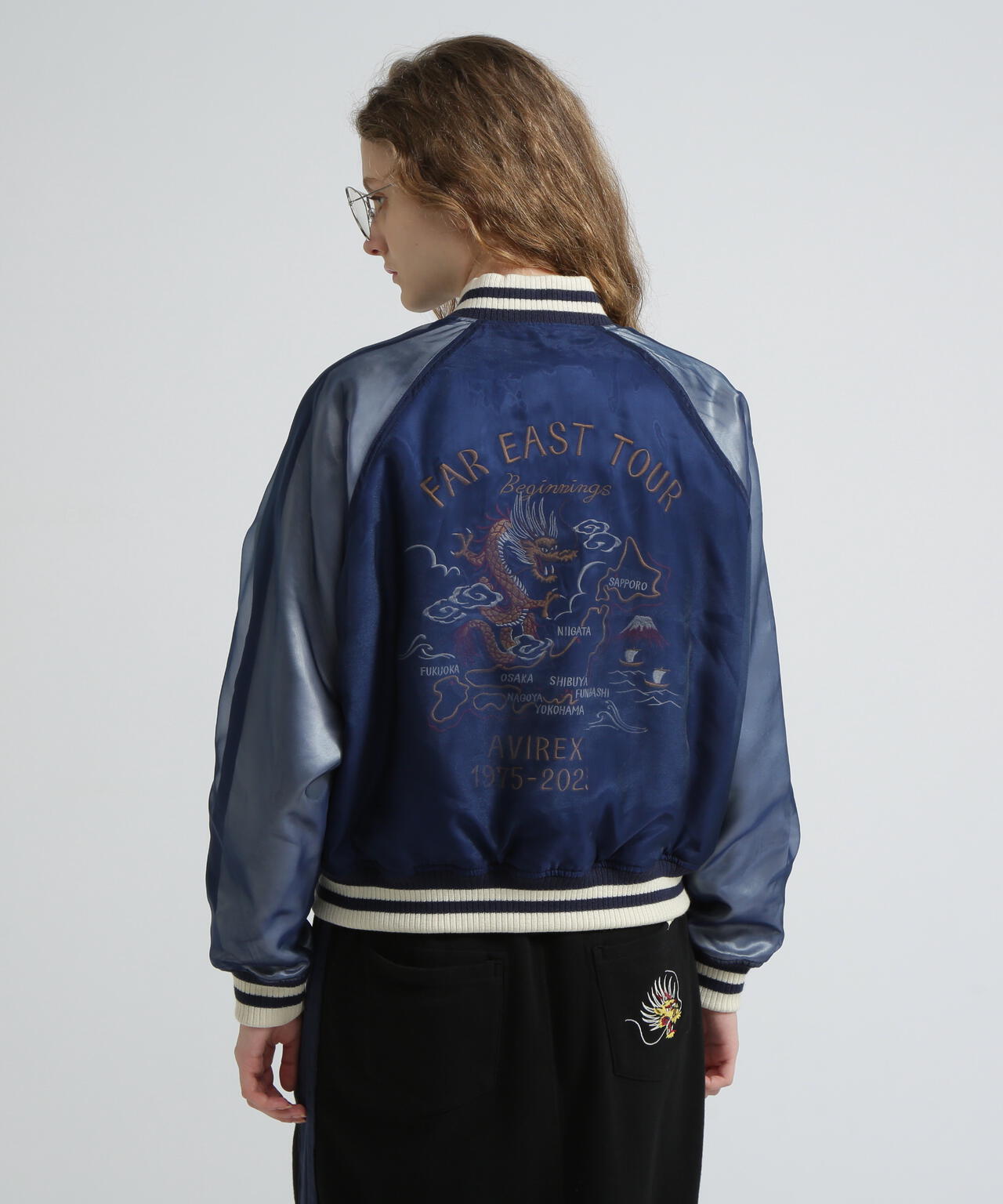 SOUVENIR COLLECTION》WOMAN/ORGANDY SKA JACKET | AVIREX