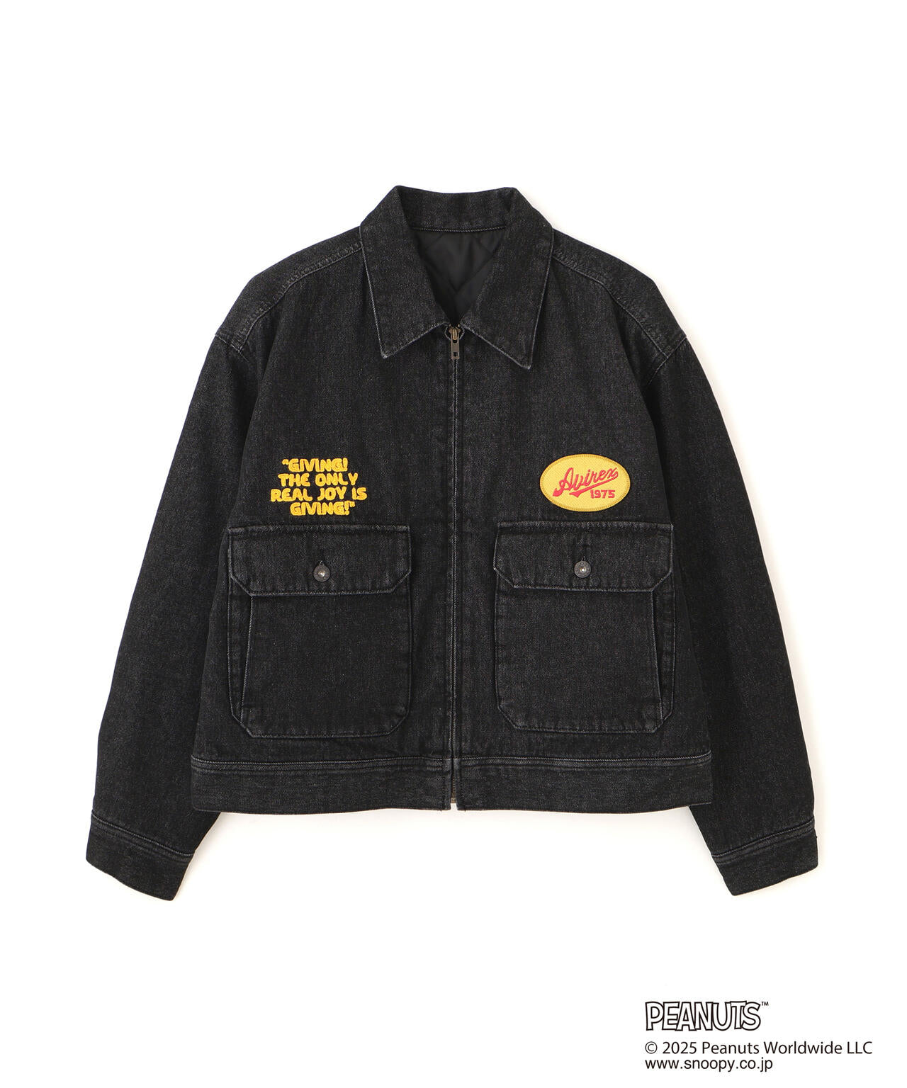 AVIREX × PEANUTS》DENIM WORK JACKET / デニムワークジャケット
