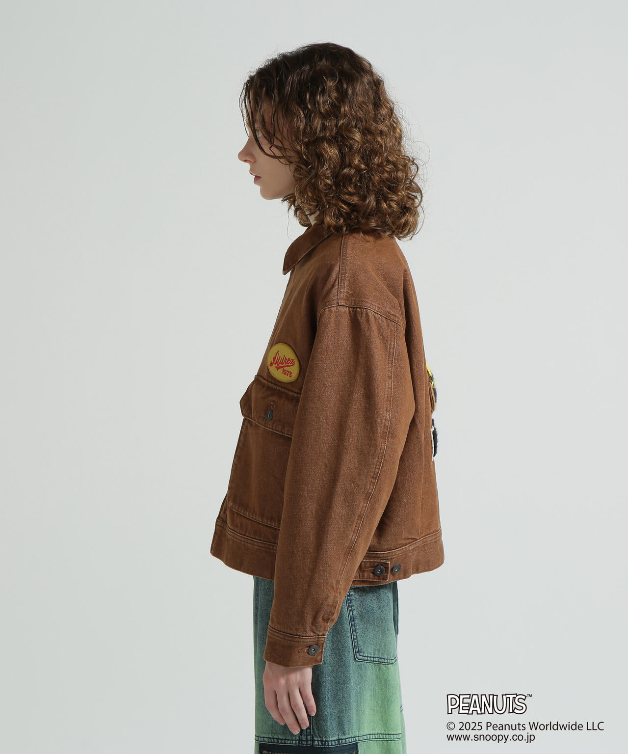 b*w様 REDDISH BROWN デニムワークジャケット　40 AVIREX × PEANUTS》DENIM WORK JACKET / デニムワークジャケット