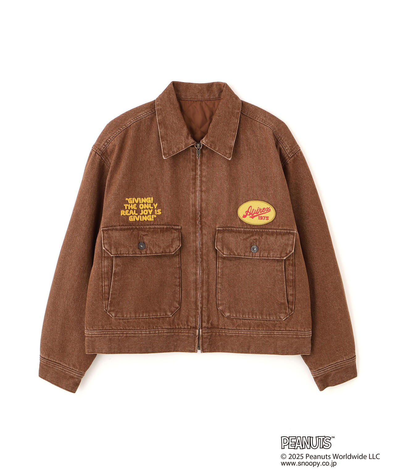 《AVIREX × PEANUTS》DENIM WORK JACKET / デニムワークジャケット / ピーナッツ / アヴィレックス