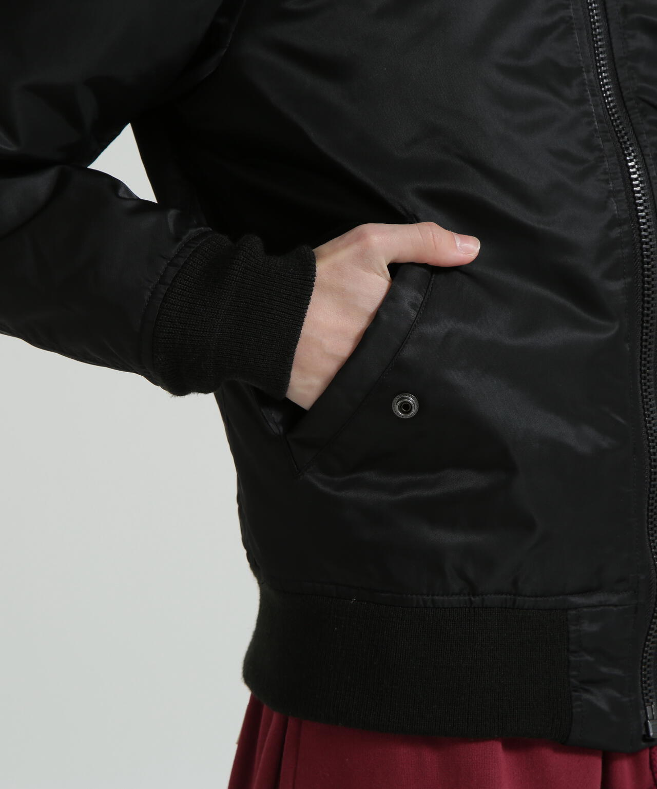 《WOMAN》LEOPARD LOGO MA-1