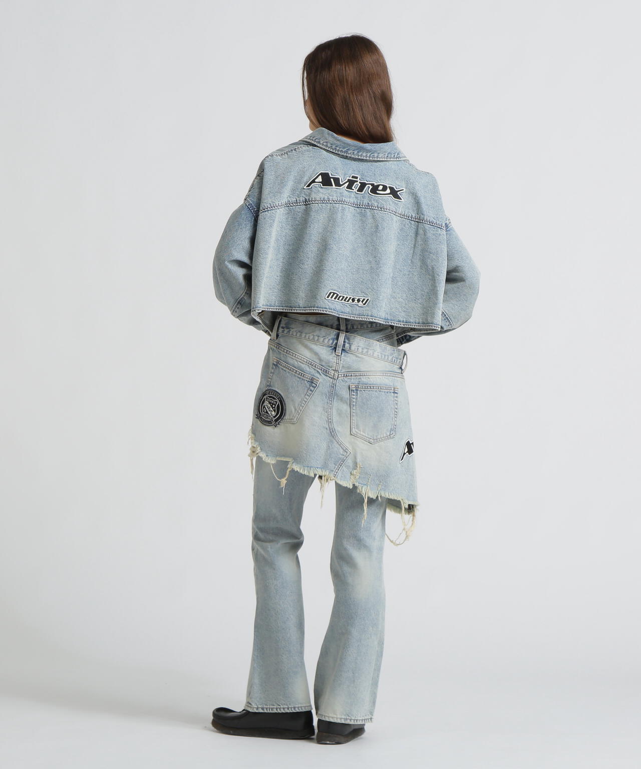 《AVIREX×MOUSSY》DENIM SHIRT JACKET