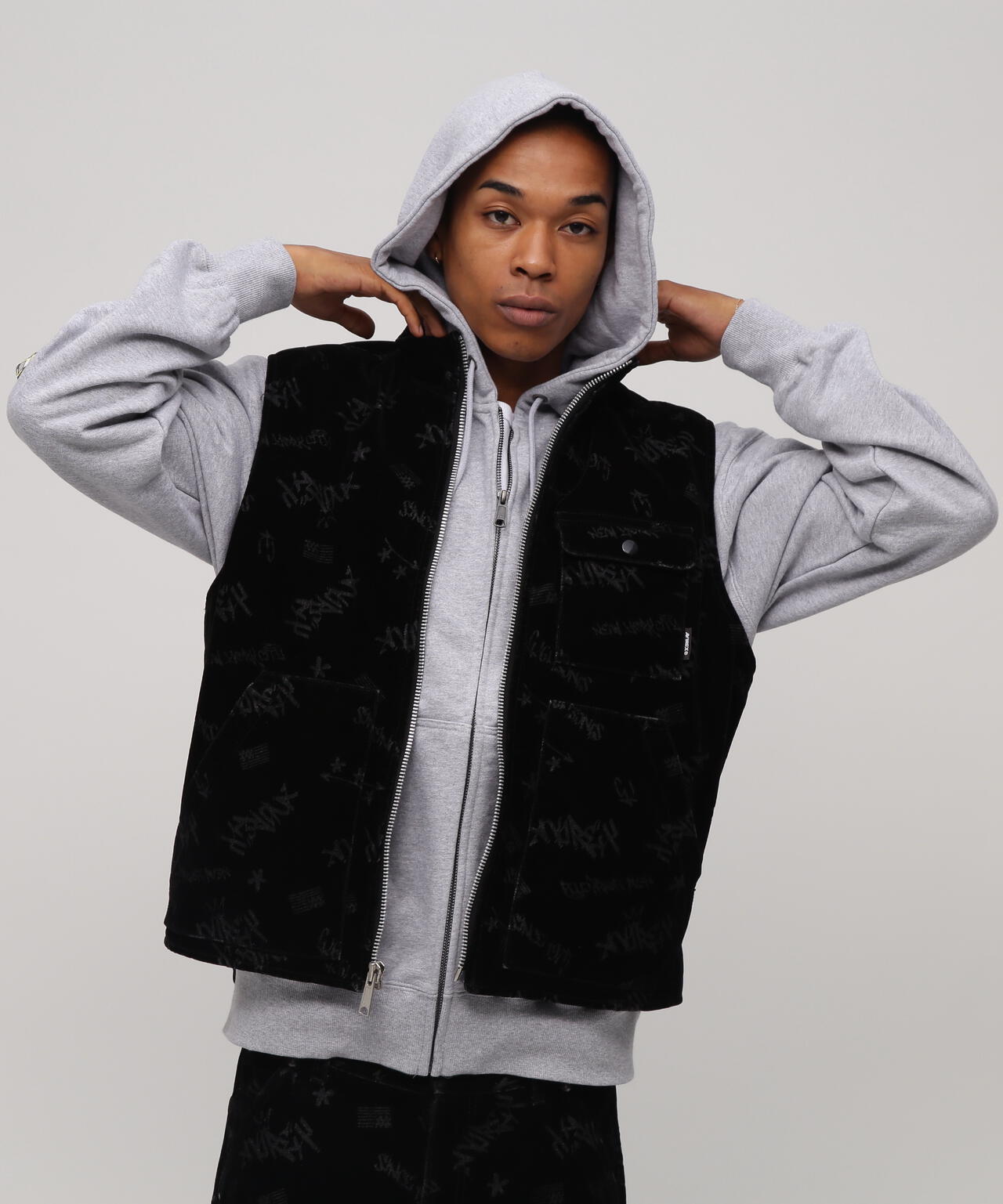 FLOCKING DENIM VEST | AVIREX（アヴィレックス） ｜【公式】通販mix