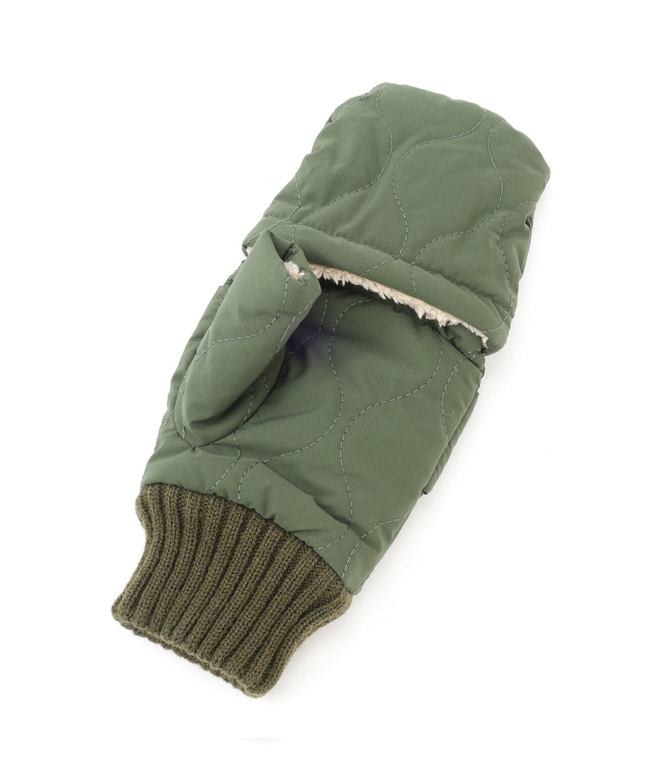 《直営店限定》QUILTING FUR GLOVE/キルティング ファー グローブ