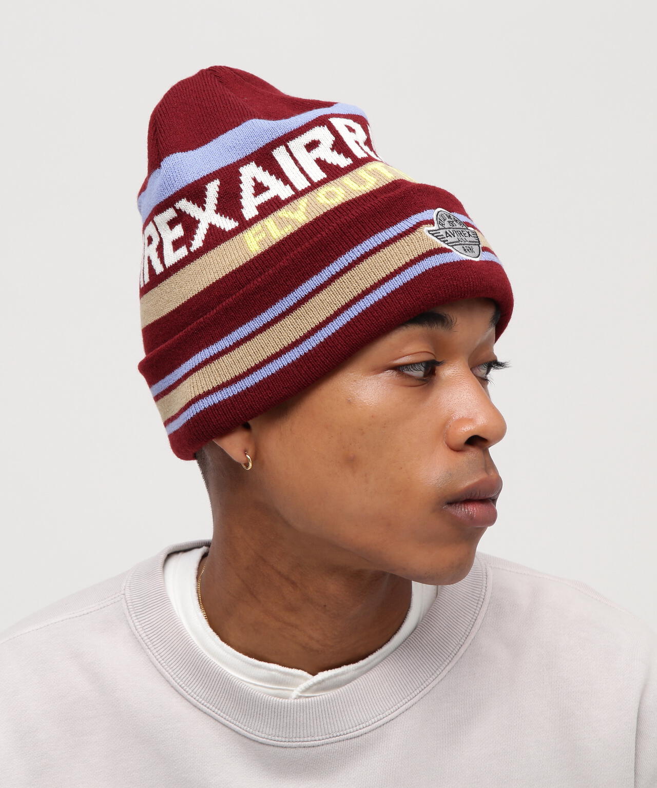 AVIREX AIR RACING CLUB LINE KNIT WATCH