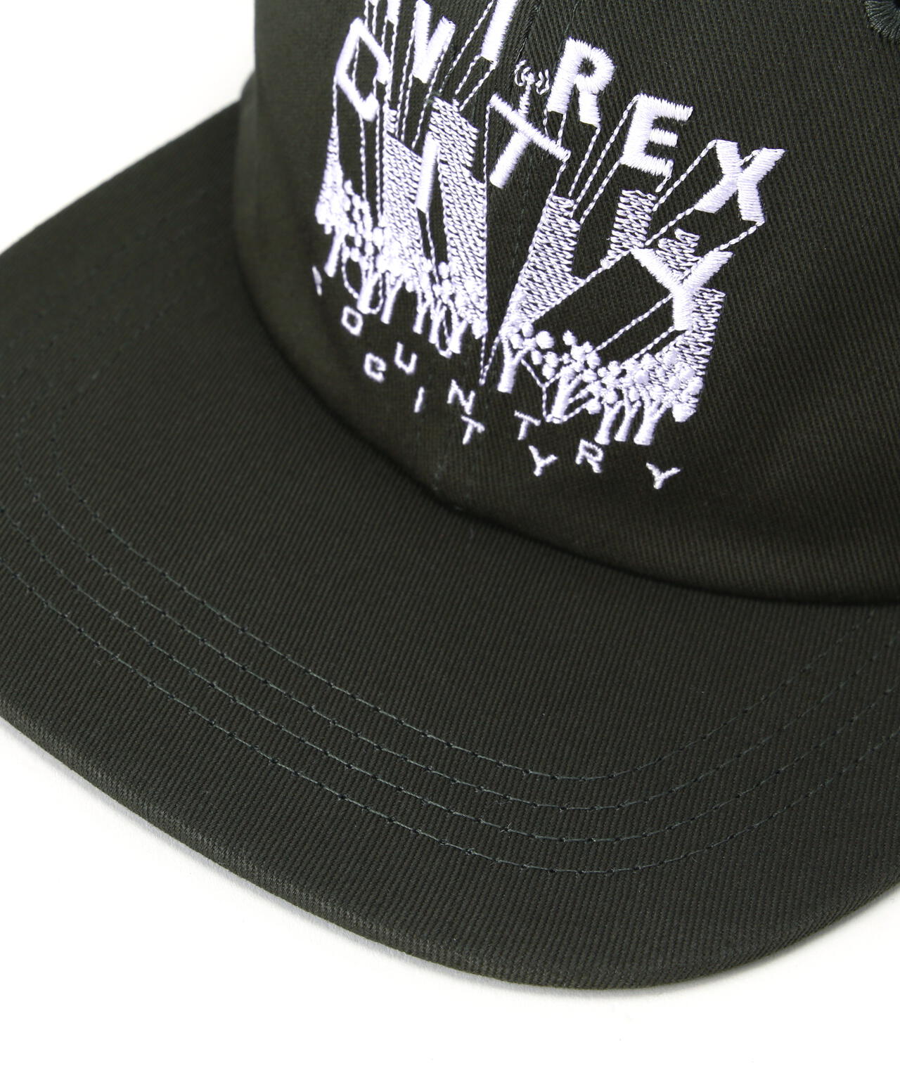 《AVIREX × CITY COUNTRY CITY》EMB 6PANEL CAP