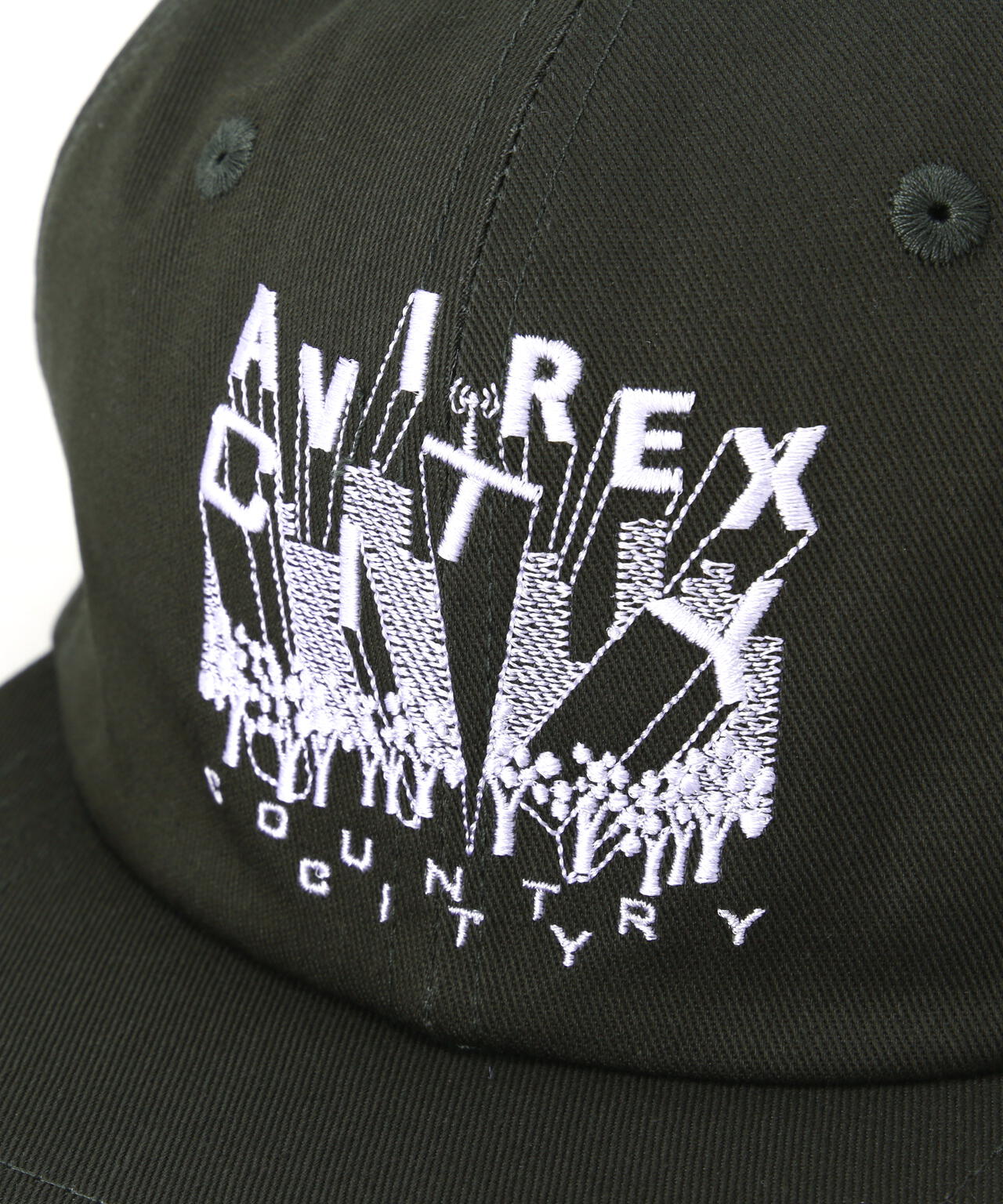 《AVIREX × CITY COUNTRY CITY》EMB 6PANEL CAP