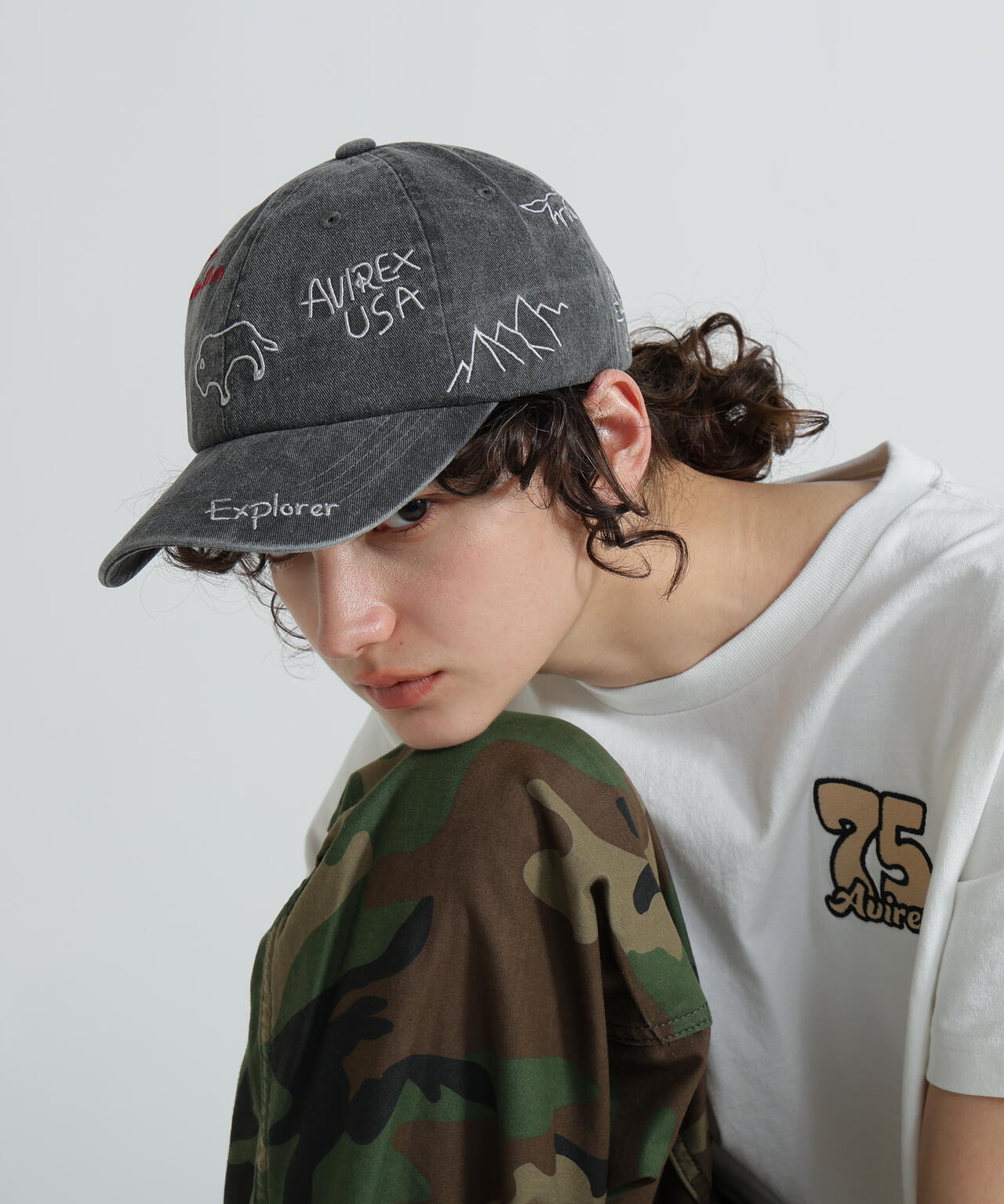 PATTARN FADE WASH CAP/パターンフェイドウォッシュキャップ