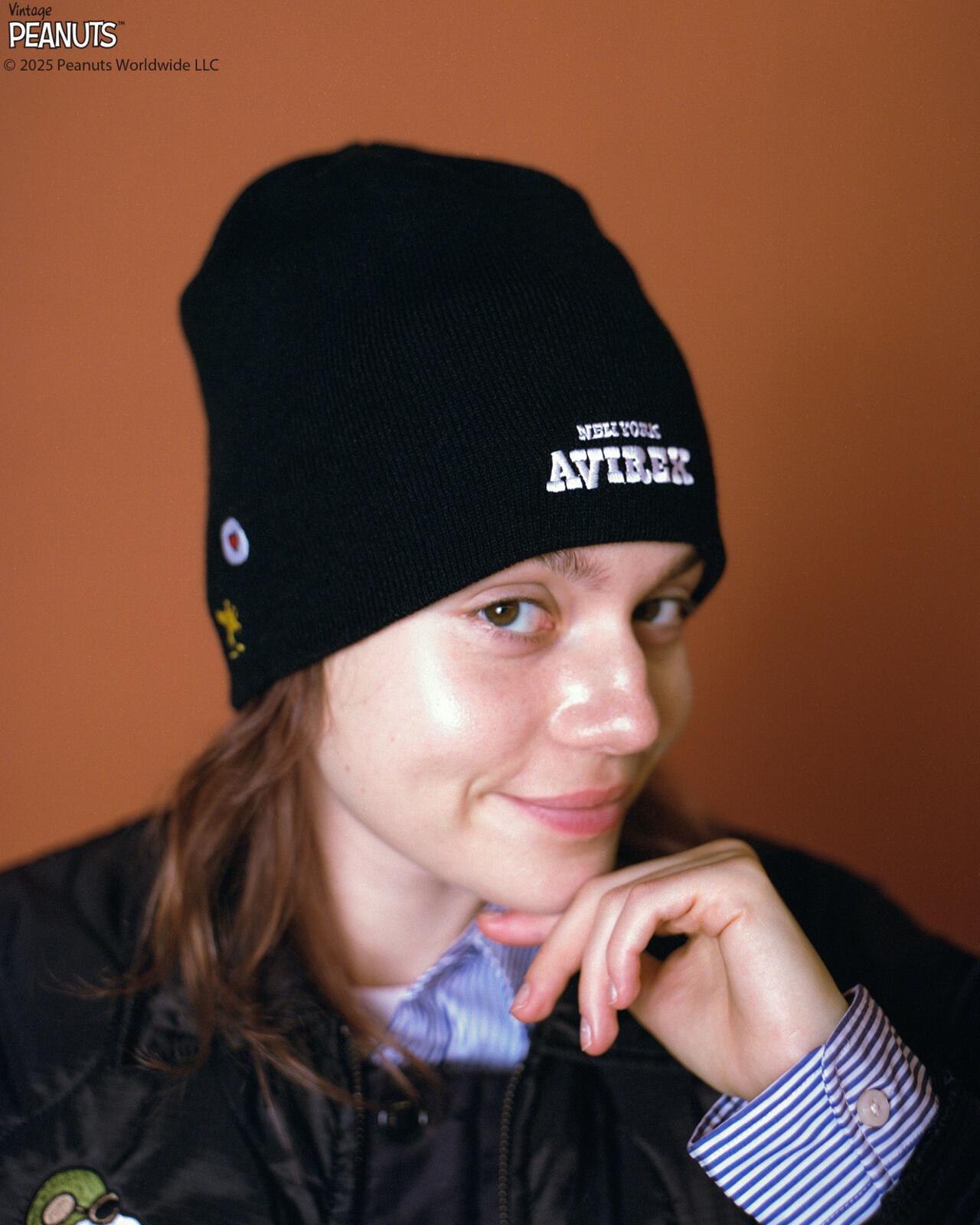 《AVIREX × PEANUTS》BEANIE / ビーニー帽 / ピーナッツ / アヴィレックス