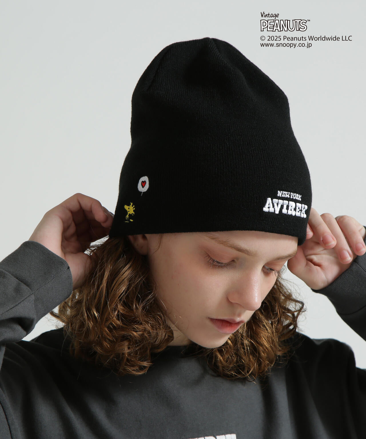 AVIREX × PEANUTS》BEANIE / ビーニー帽 / ピーナッツ