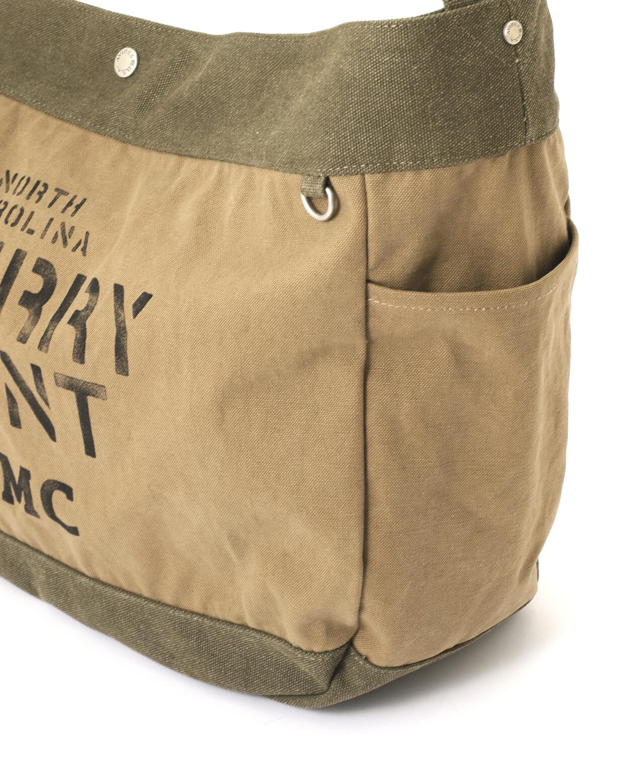 COATING CANVAS NEWSPAPER BAG ”CHERRY POINT” | AVIREX