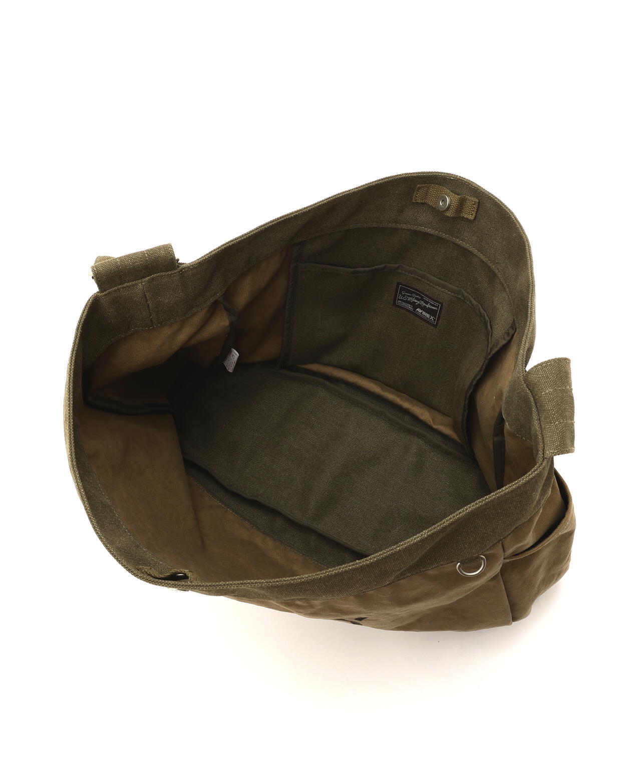 COATING CANVAS NEWSPAPER BAG ”CHERRY POINT” | AVIREX