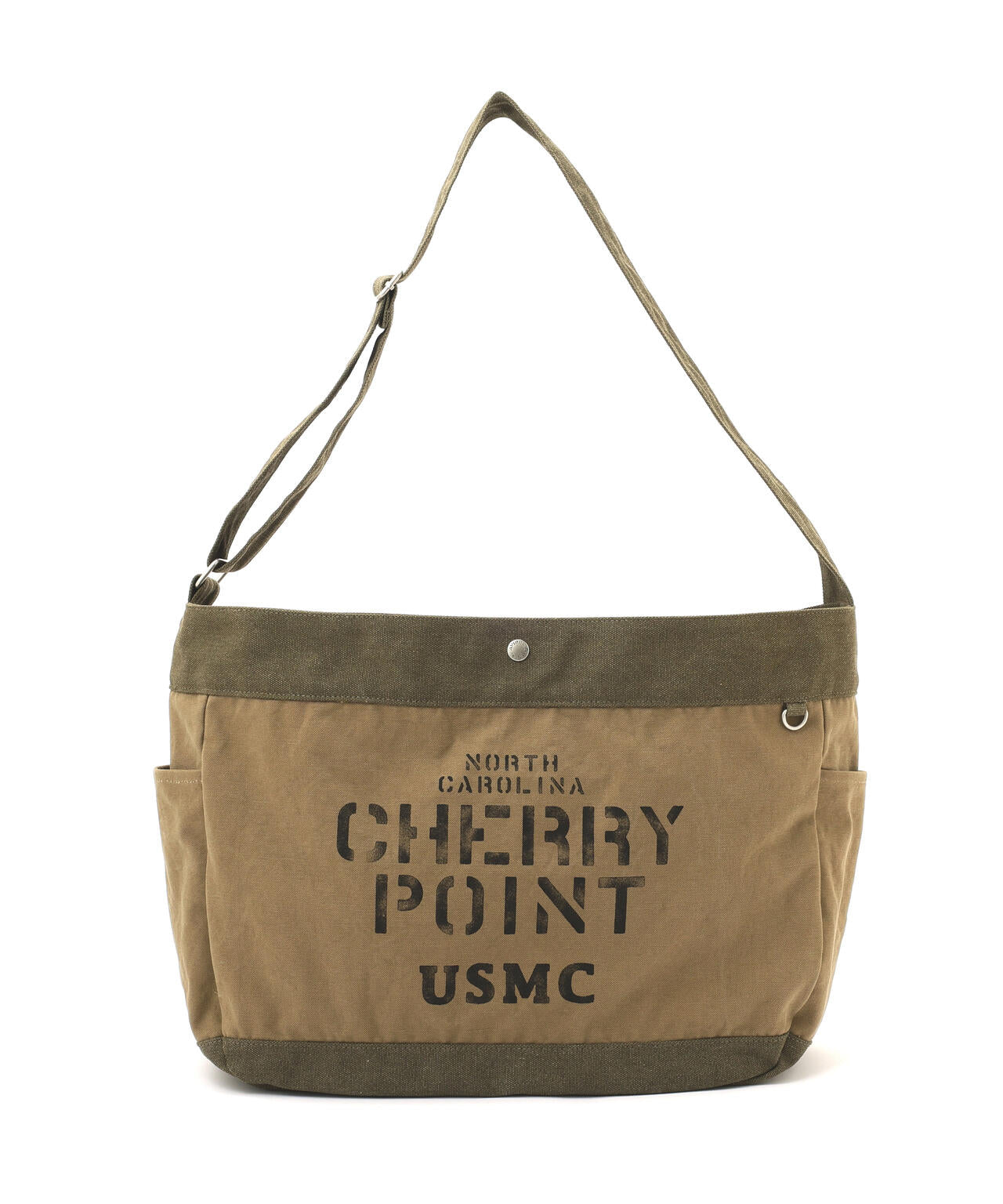 COATING CANVAS NEWSPAPER BAG ”CHERRY POINT” | AVIREX