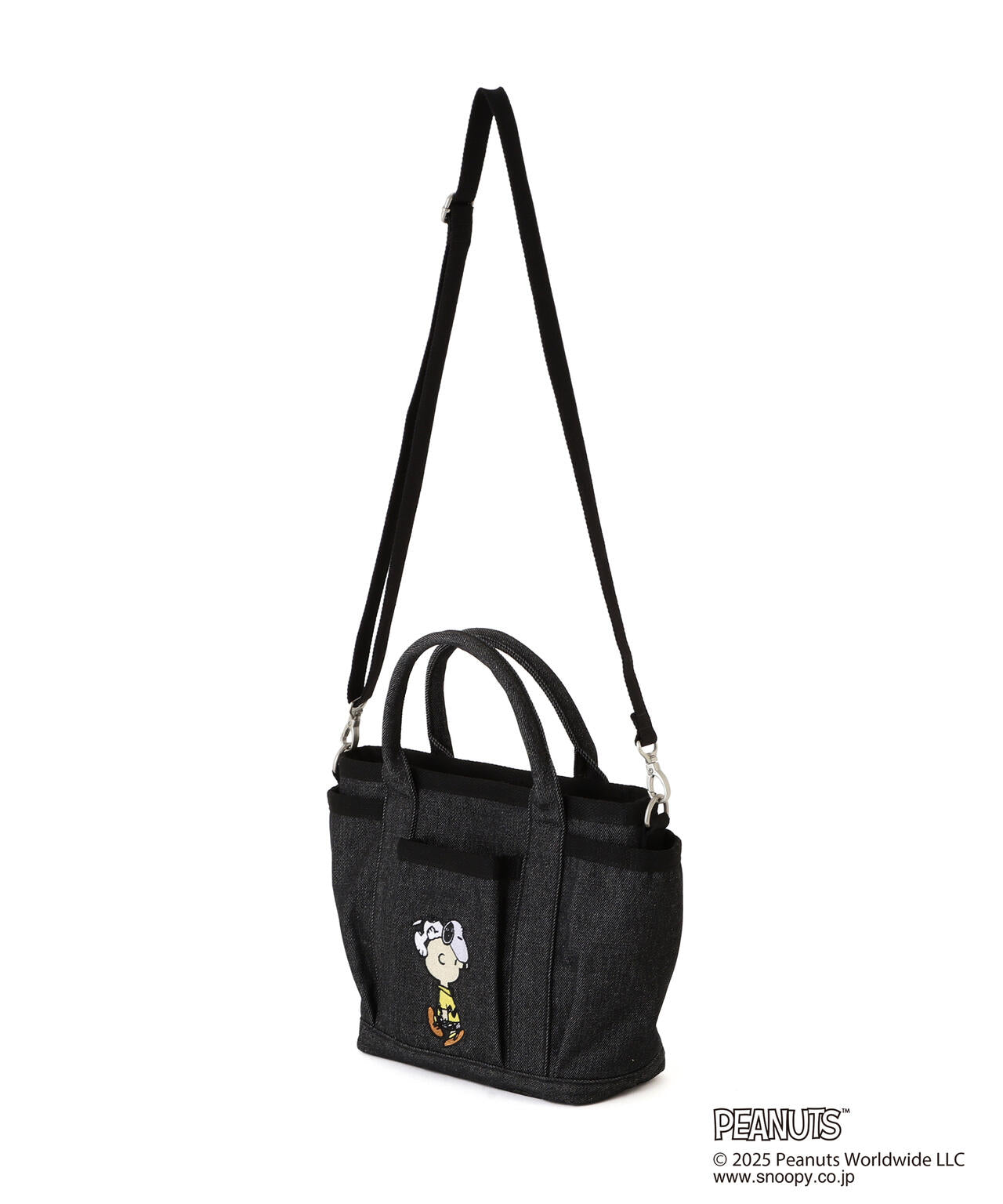 《AVIREX × PEANUTS》DENIM MINI TOTE BAG / デニムミニトートバッグ / ピーナッツ / アヴィレックス