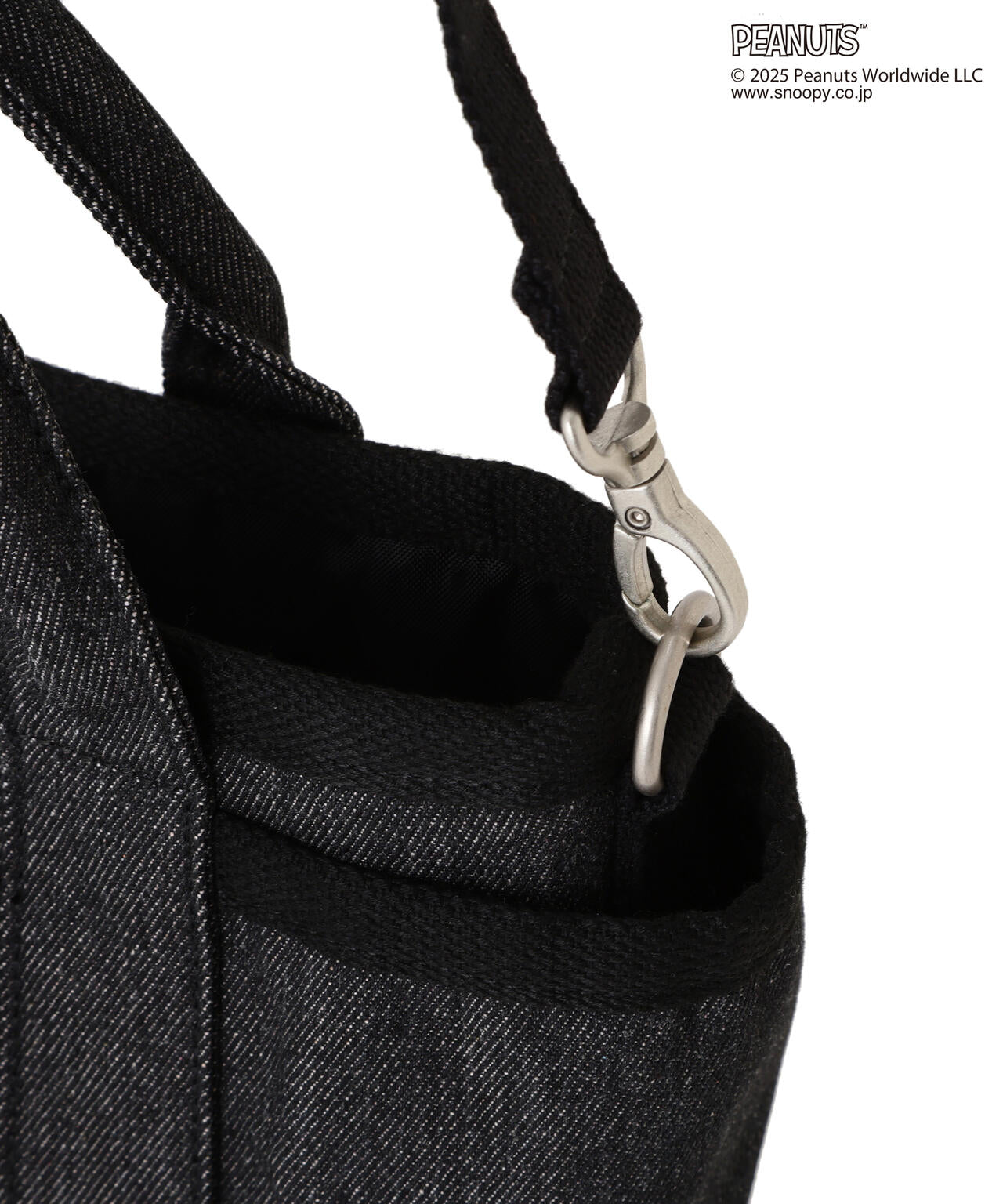 《AVIREX × PEANUTS》DENIM MINI TOTE BAG / デニムミニトートバッグ / ピーナッツ / アヴィレックス