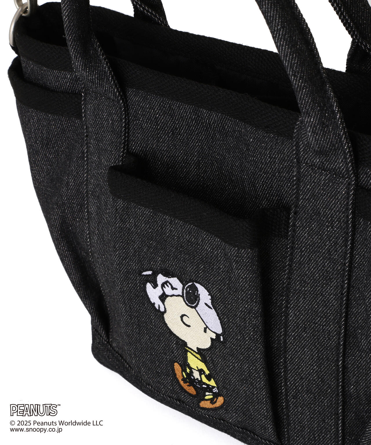 《AVIREX × PEANUTS》DENIM MINI TOTE BAG / デニムミニトートバッグ / ピーナッツ / アヴィレックス