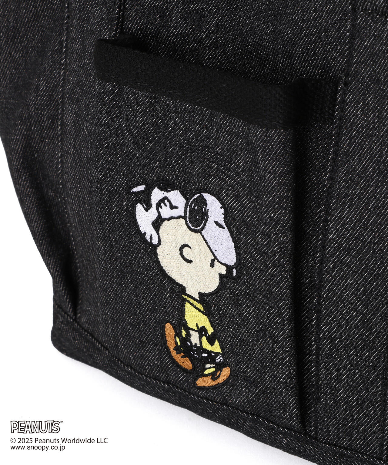 《AVIREX × PEANUTS》DENIM MINI TOTE BAG / デニムミニトートバッグ / ピーナッツ / アヴィレックス