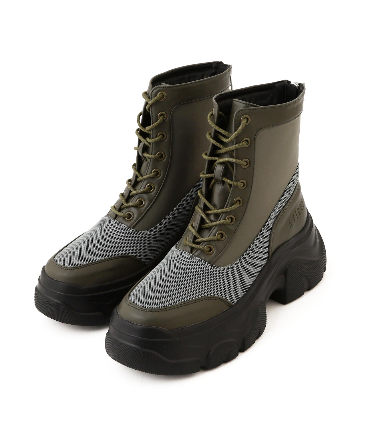 《直営店限定》LACE UP PLATFORM BOOTS/レースアッププラットフォームブーツ