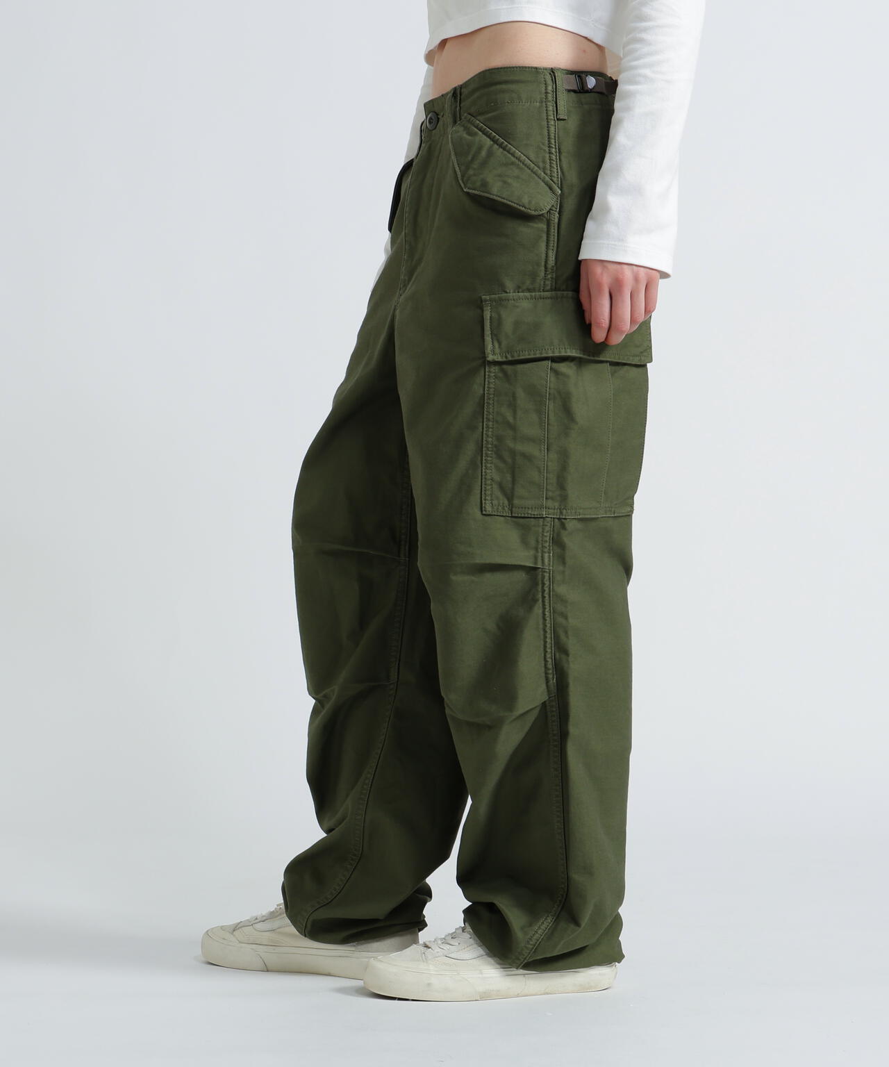 《WOMAN/直営店限定》NYLON/COTTON M-65 FATIGUE PANTS/ナイロンコットン M-65ファティーグパンツ