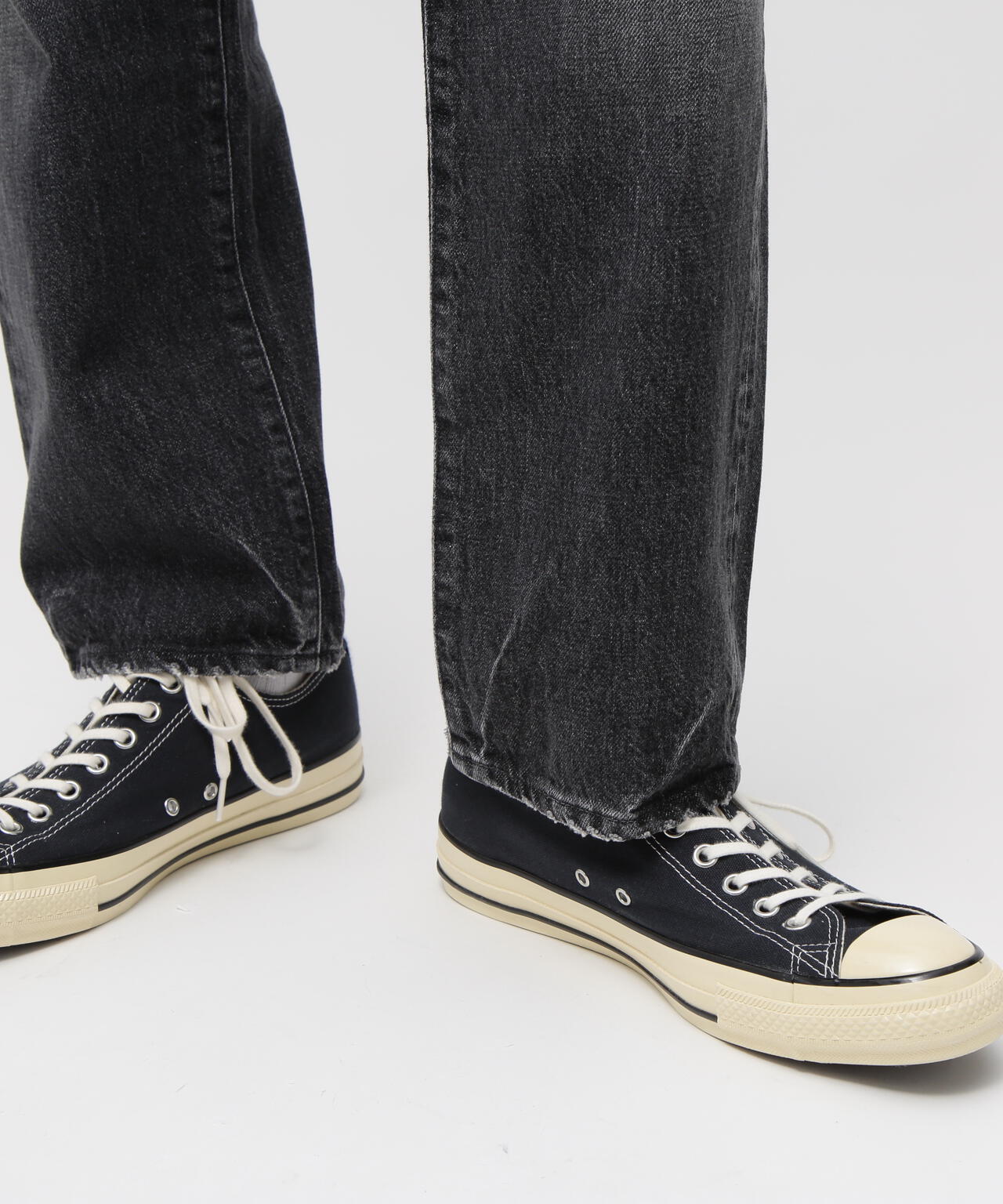 《TFQP》DENIM PANTS BLACK USED