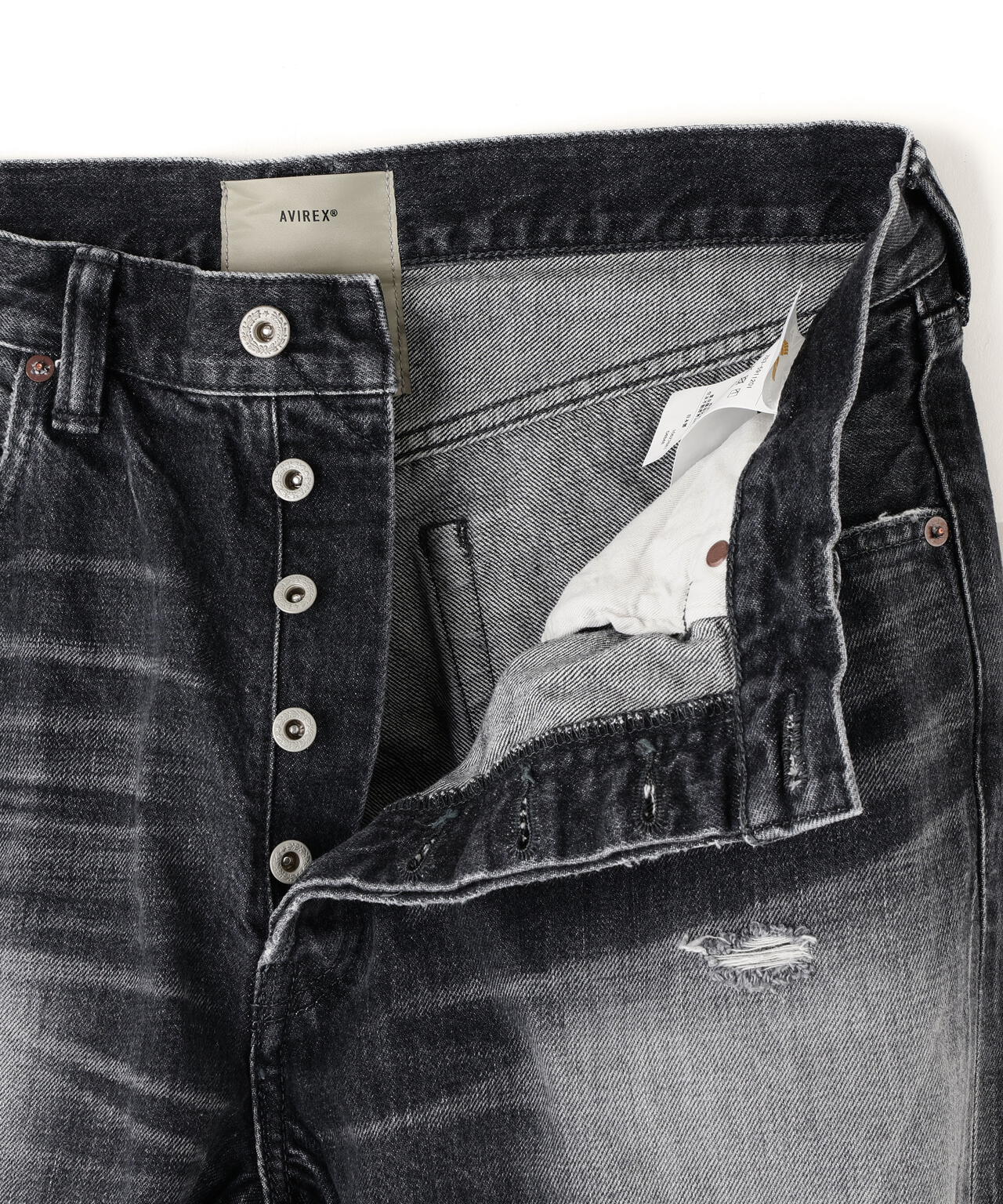 《TFQP》DENIM PANTS BLACK USED